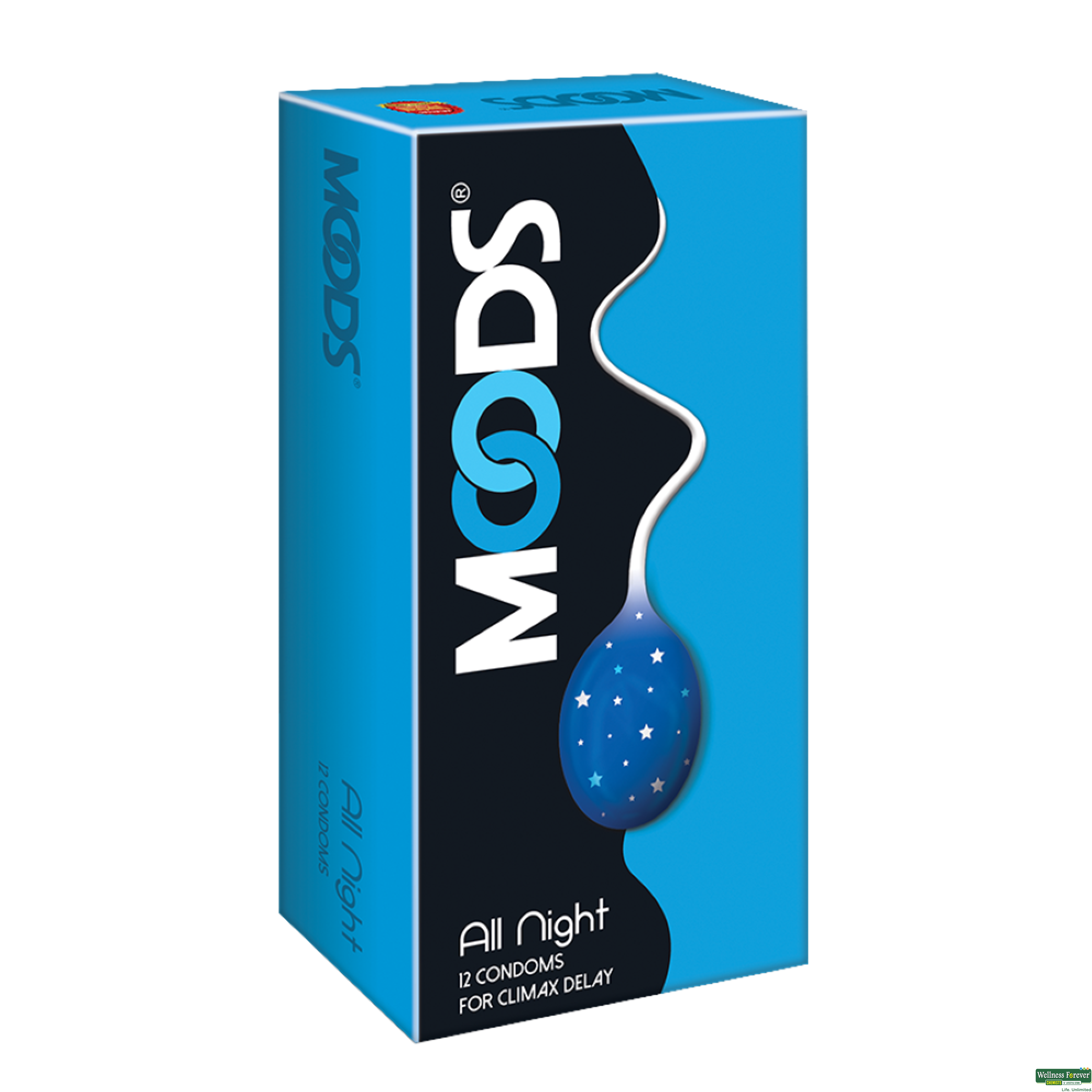MOODS CONDOM PANACHE ALLNIGHT 12PC-image