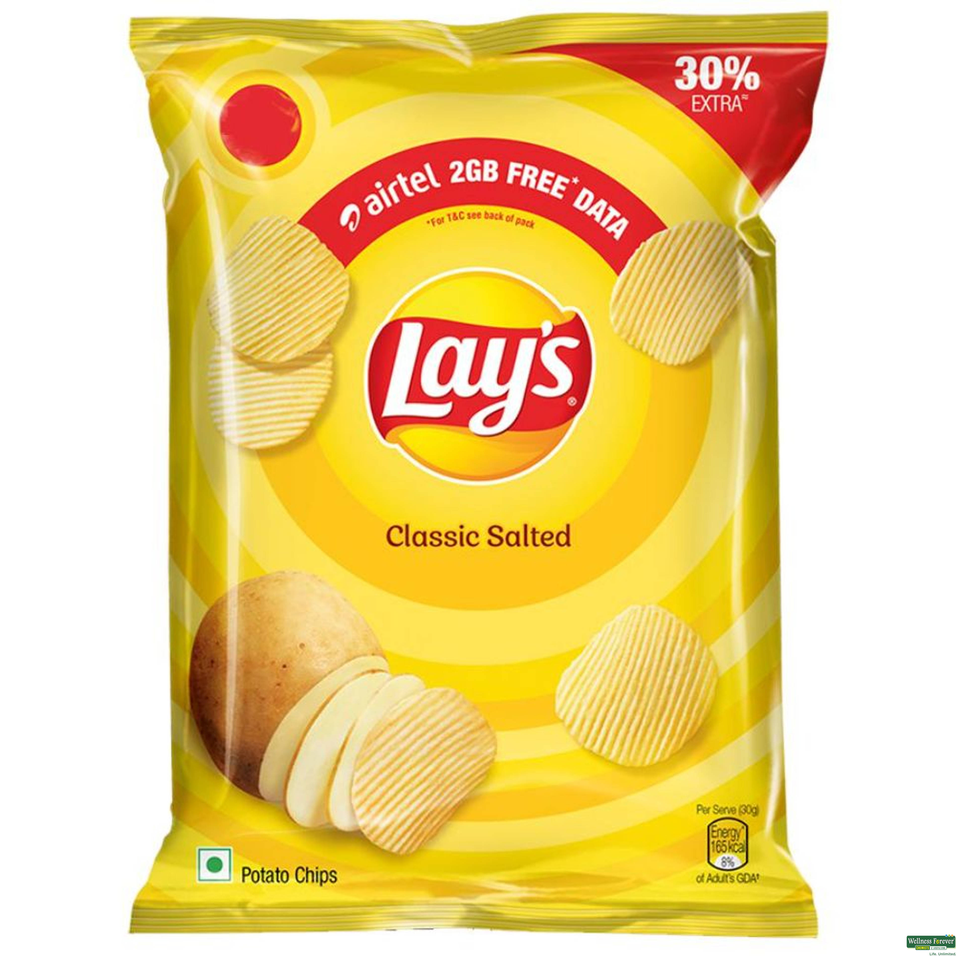 Lay's Classic Salted Potato Chips, 57 g-image