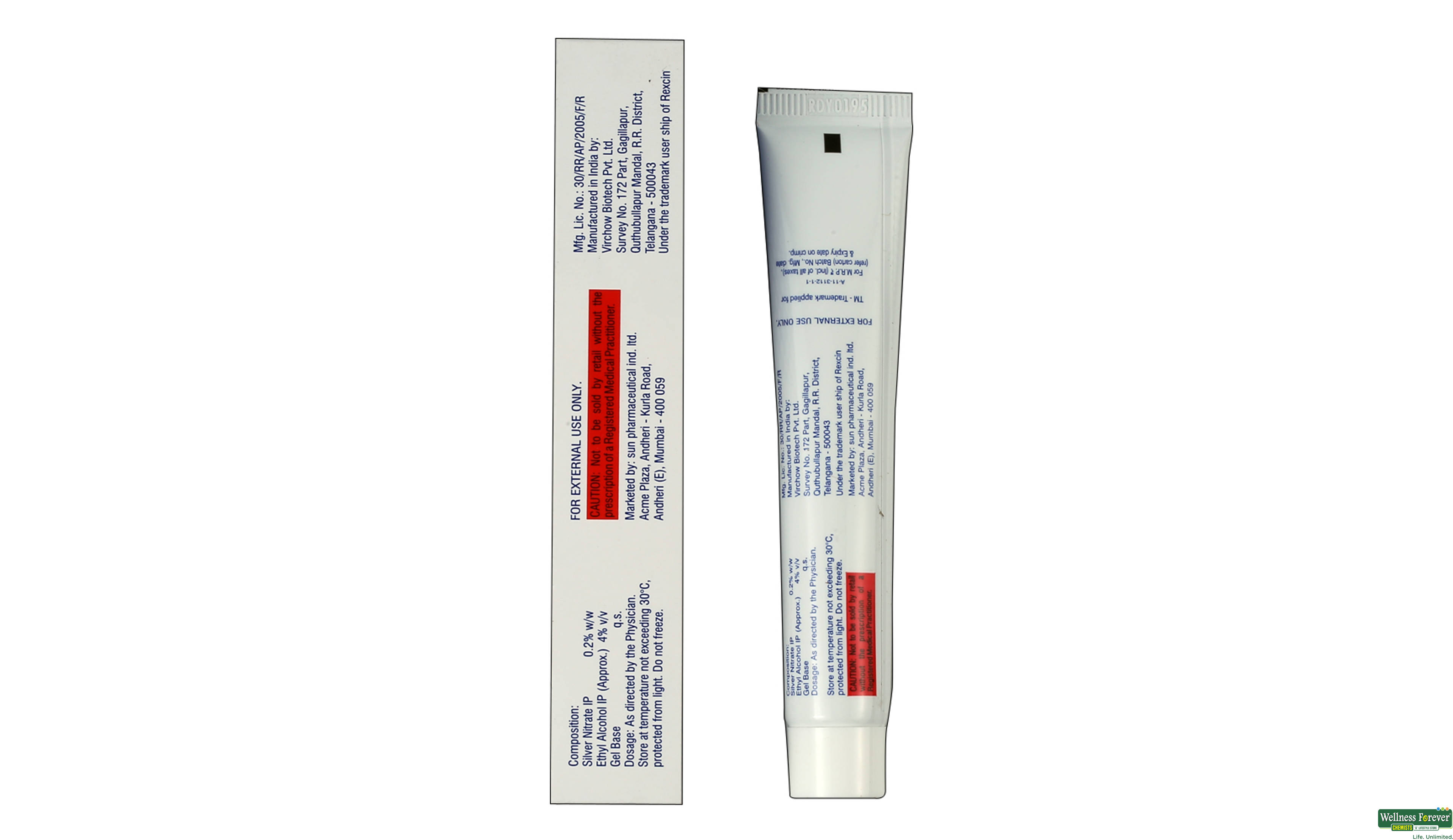 SILVEREX-IONIC GEL 20GM- 2, 20GM, 
