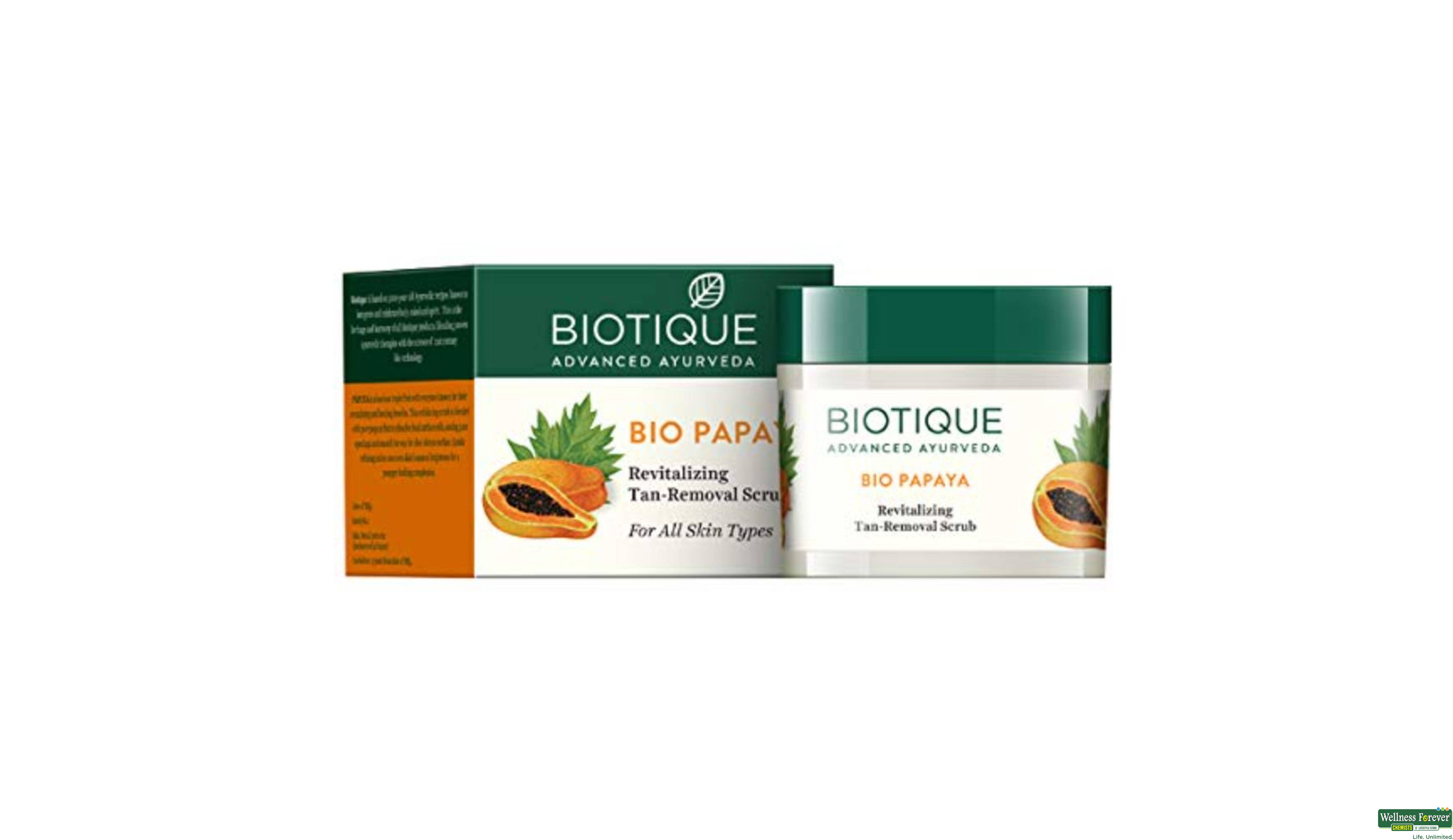 BIOT F/SCRUB BIO PAPAYA 75GM- 1, 75GM, 