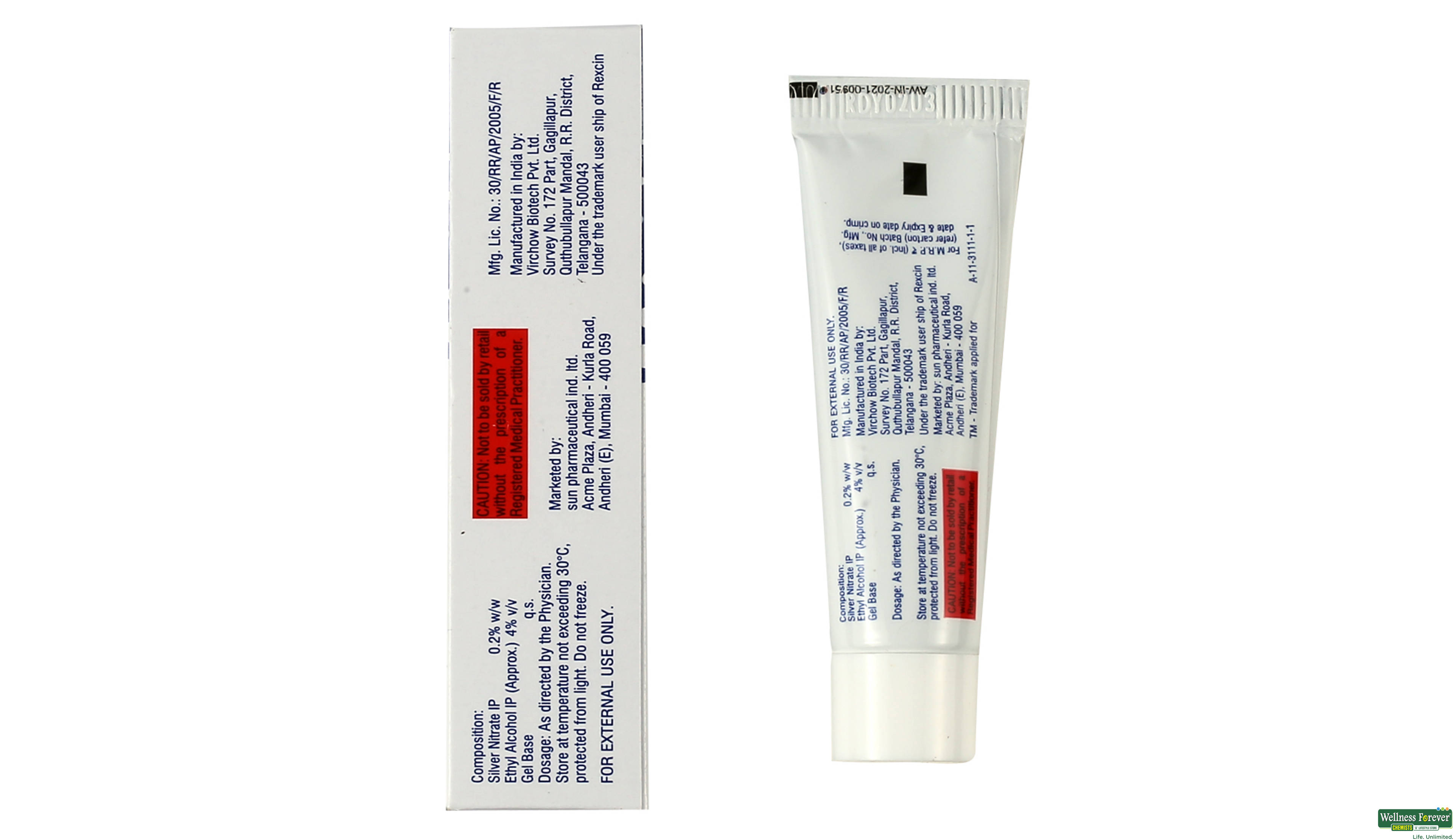 SILVEREX-IONIC GEL 10GM- 2, 10GM, 