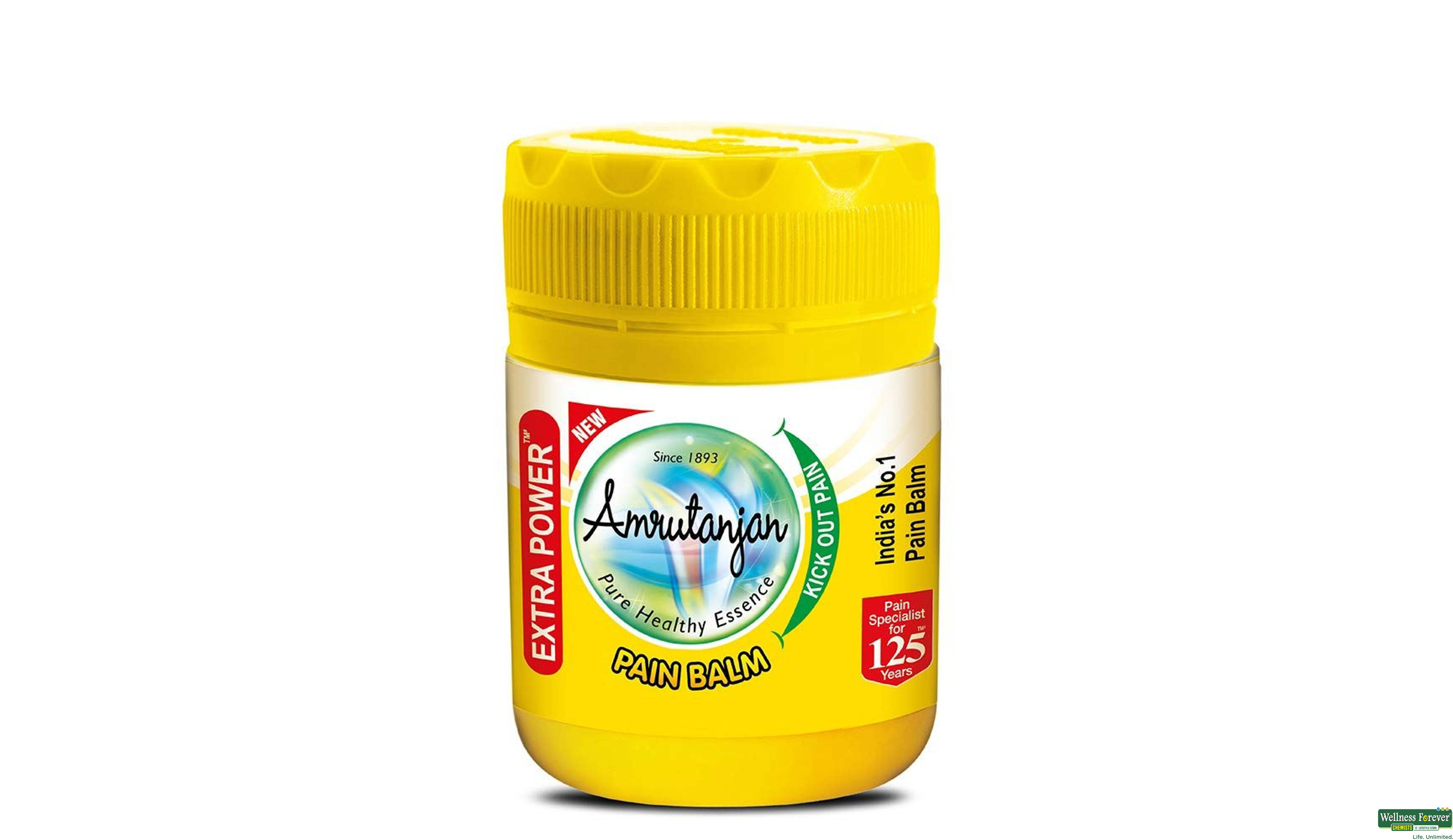 AMRUTANJAN BALM YELLOW 25.3GM- 1, 25.3GM, 