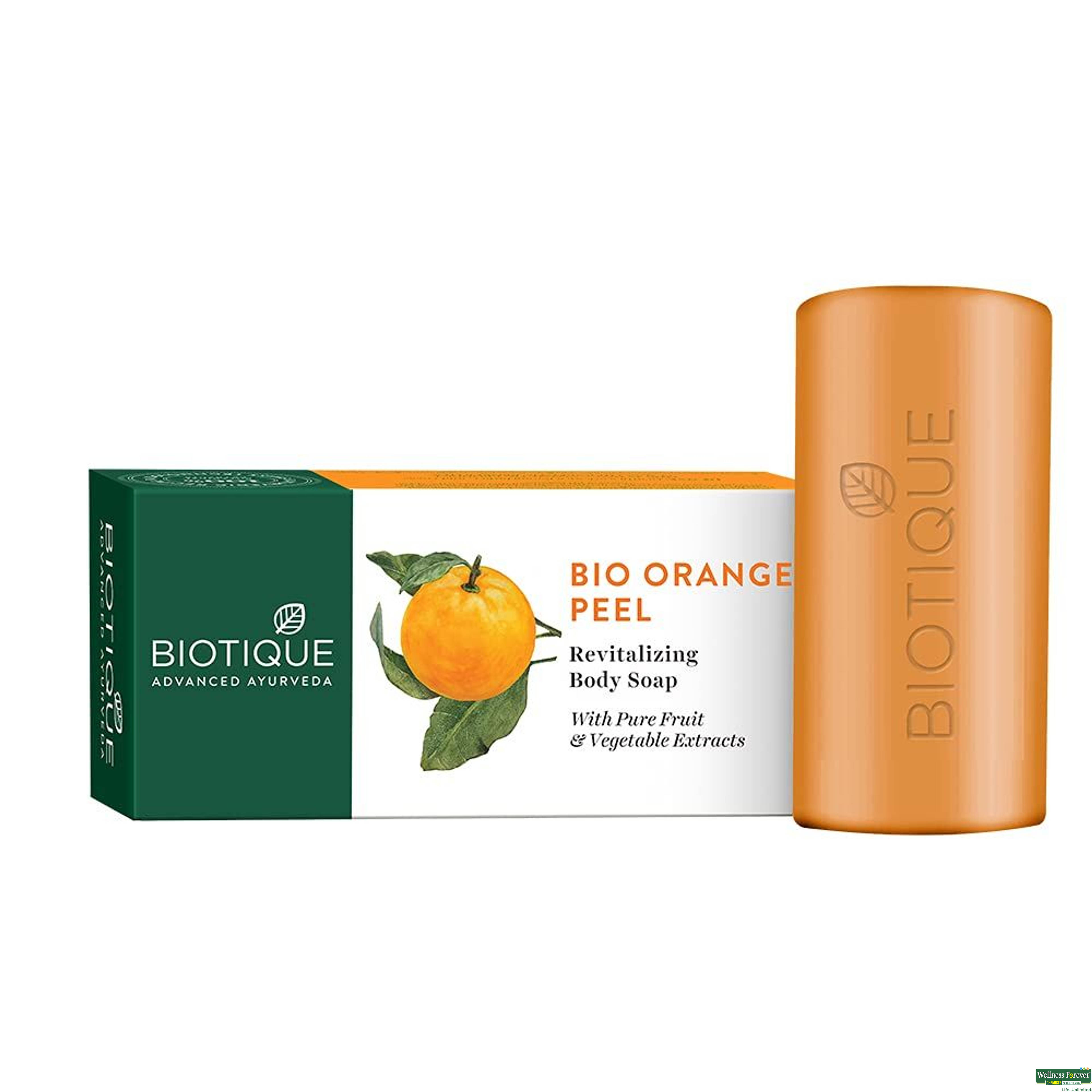 Biotique Revitalizing Body Soap, Bio Orange Peel, 150 g-image