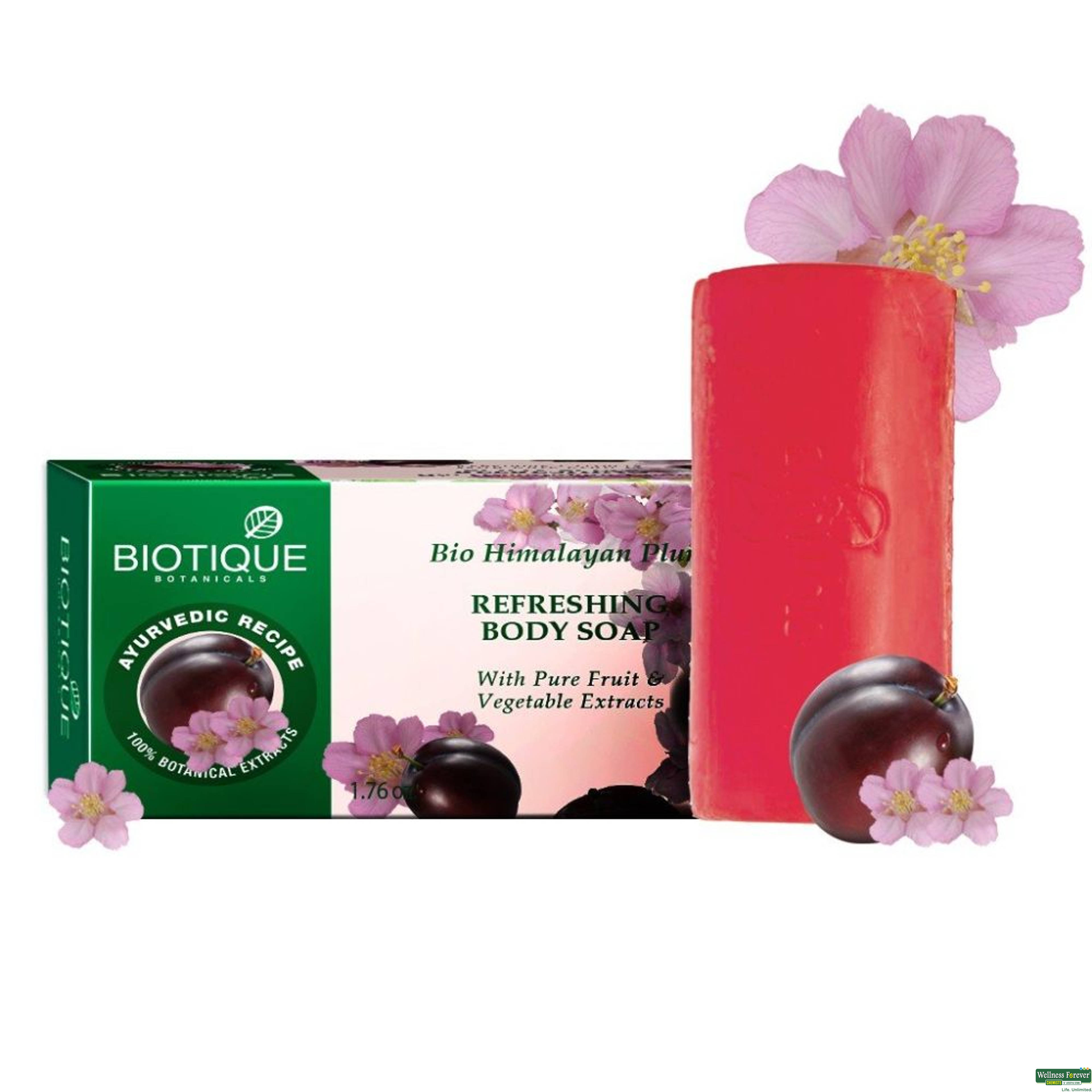 Biotique Refreshing Body Soap Bio Himalayan Plum 150g-image
