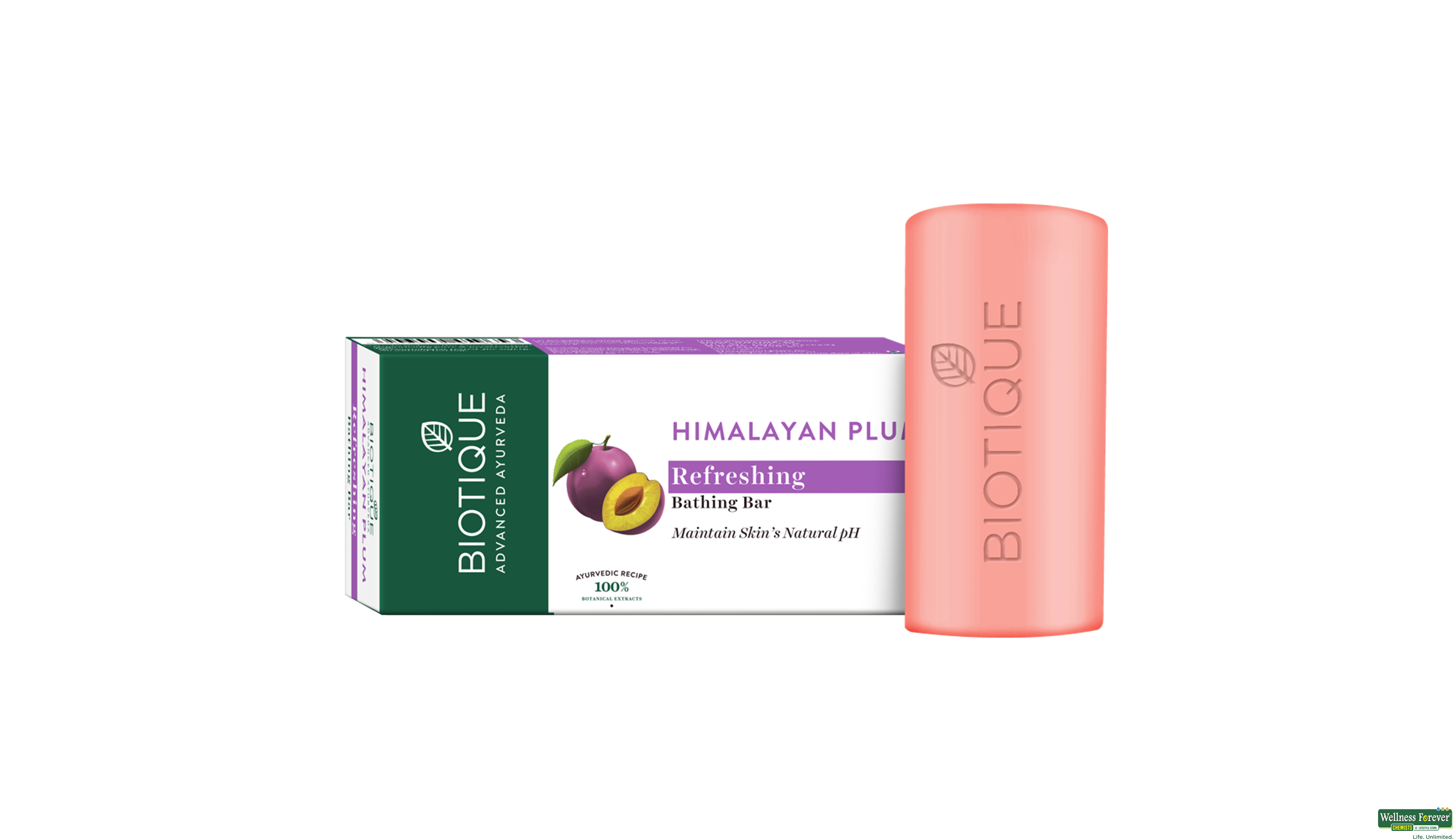 BIOT SOAP HIMALAYAN PLUM 150GM- 2, 150GM, 