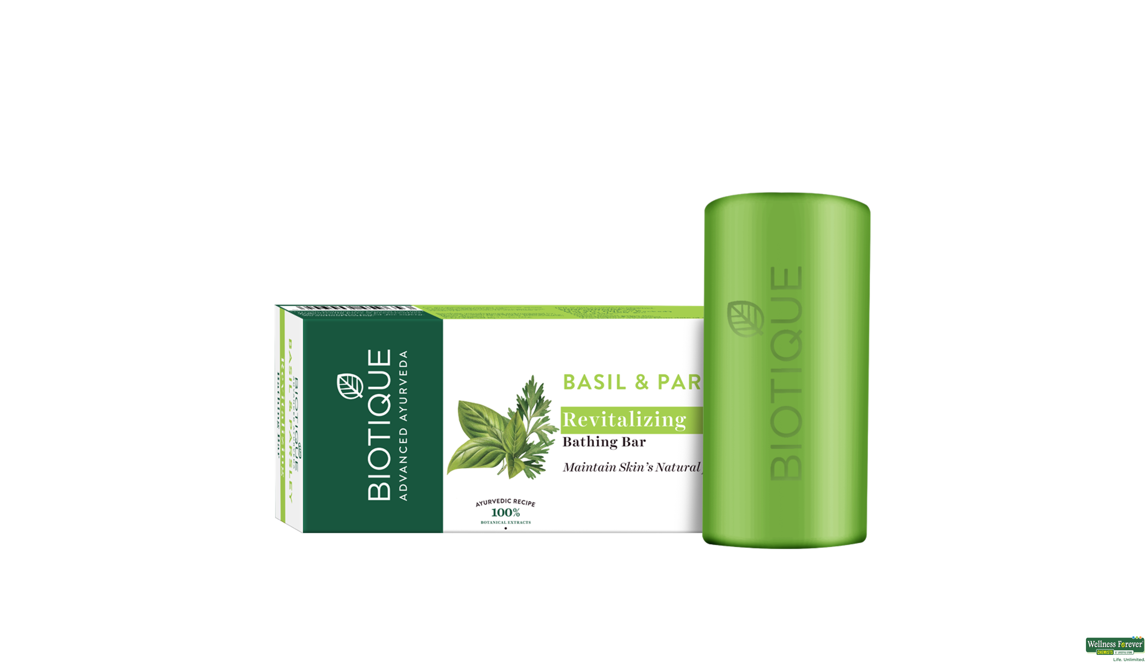 BIOT SOAP BASIL PARSLEY 150GM- 2, 150GM, 