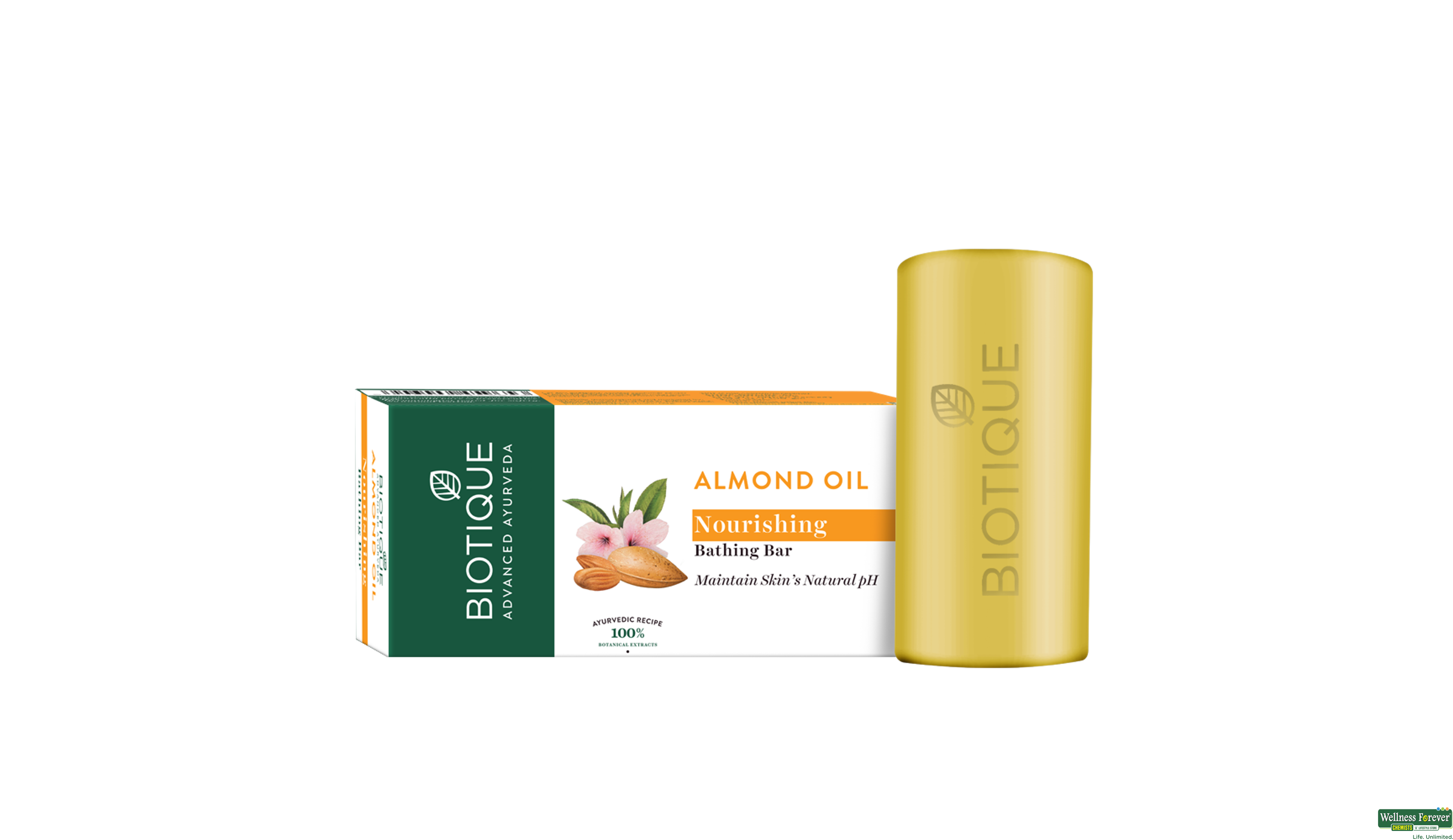 BIOT SOAP ALMOND OIL 150GM- 2, 150GM, 