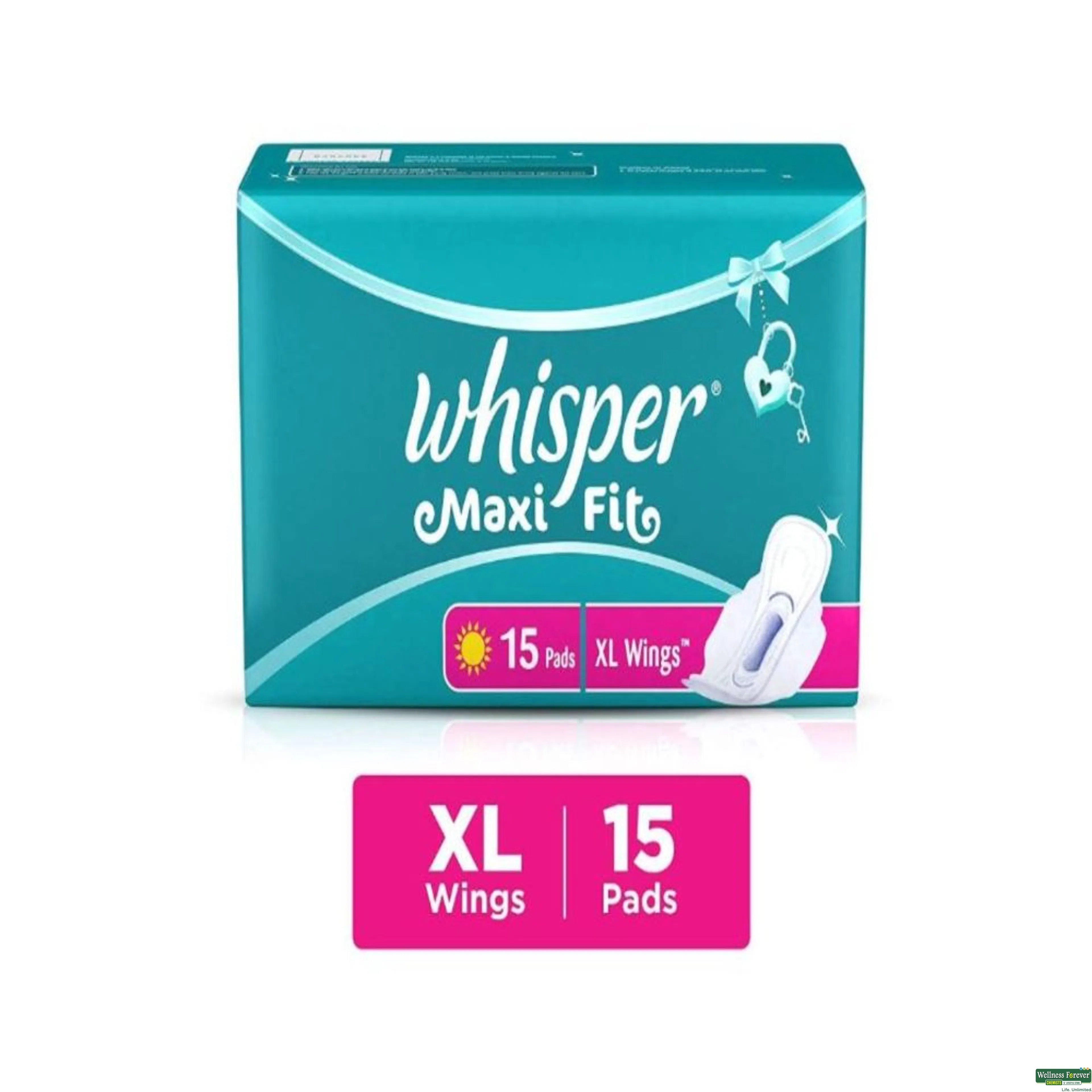 WHISPER SA/PADS MAXI L WINGS 15PC-image