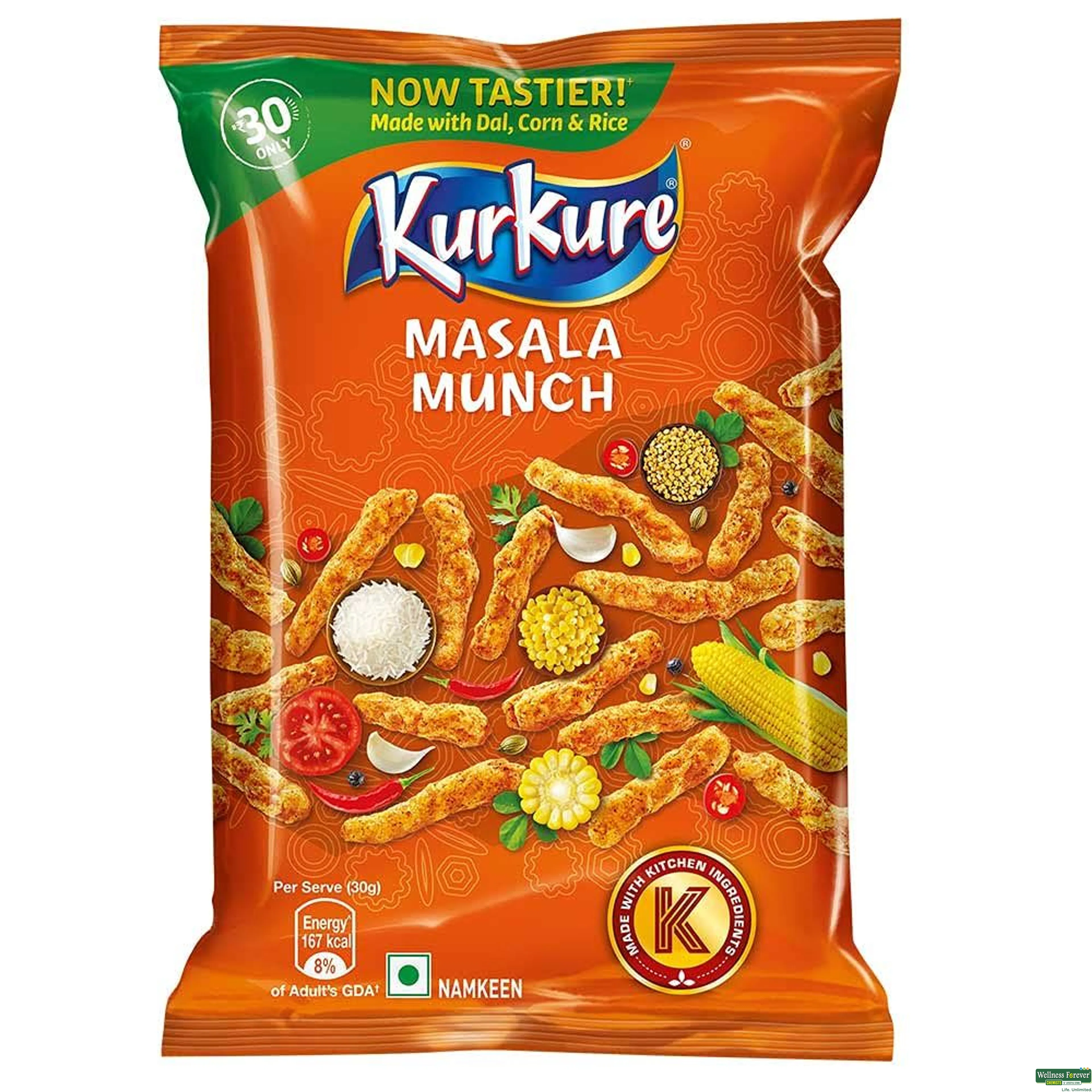 KURKURE CHIPS STIX MASALA MUNCH 77GM-image