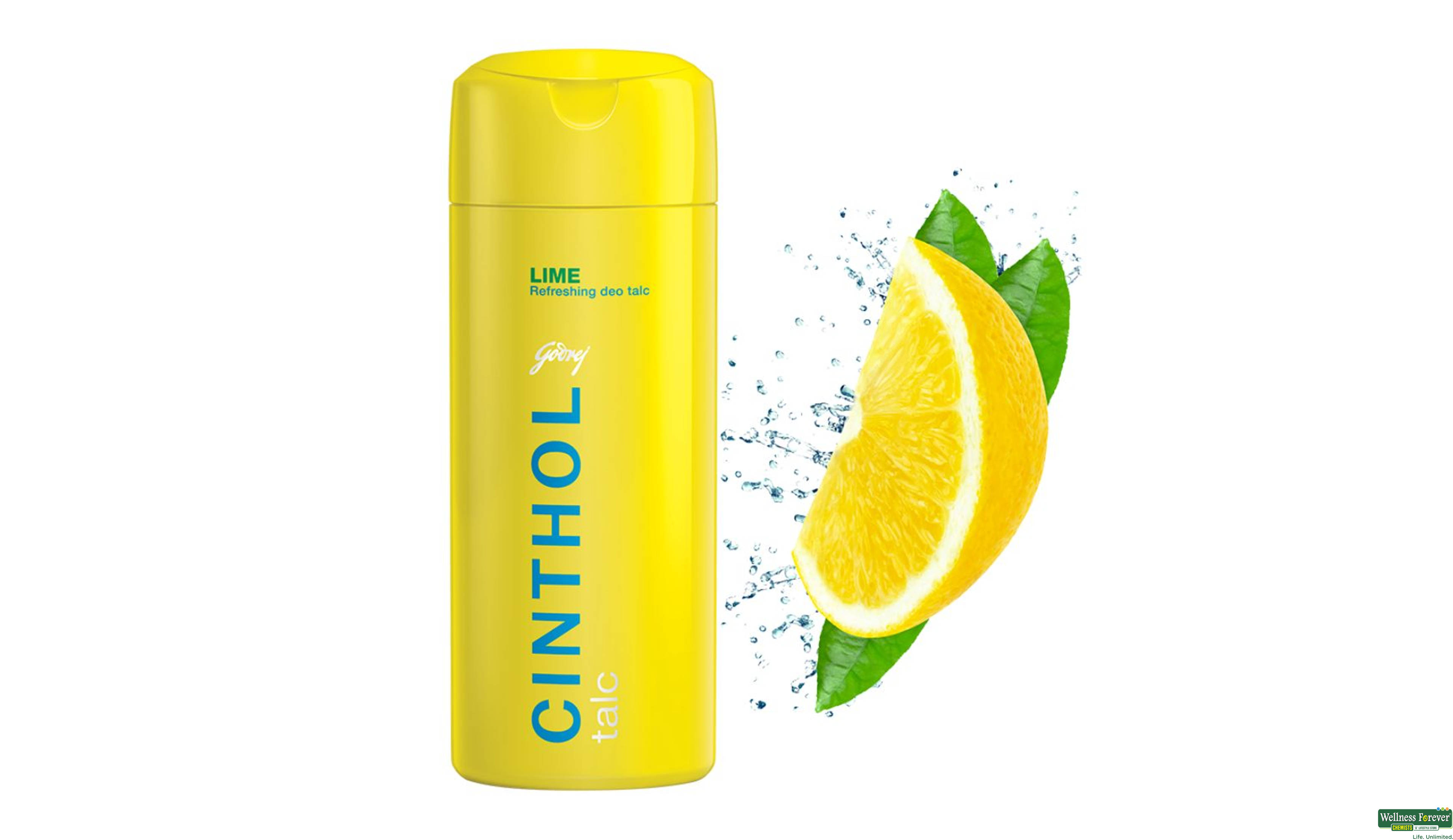 CINTHOL TALC LIME FRESH 300GM- 2, 300GM, 