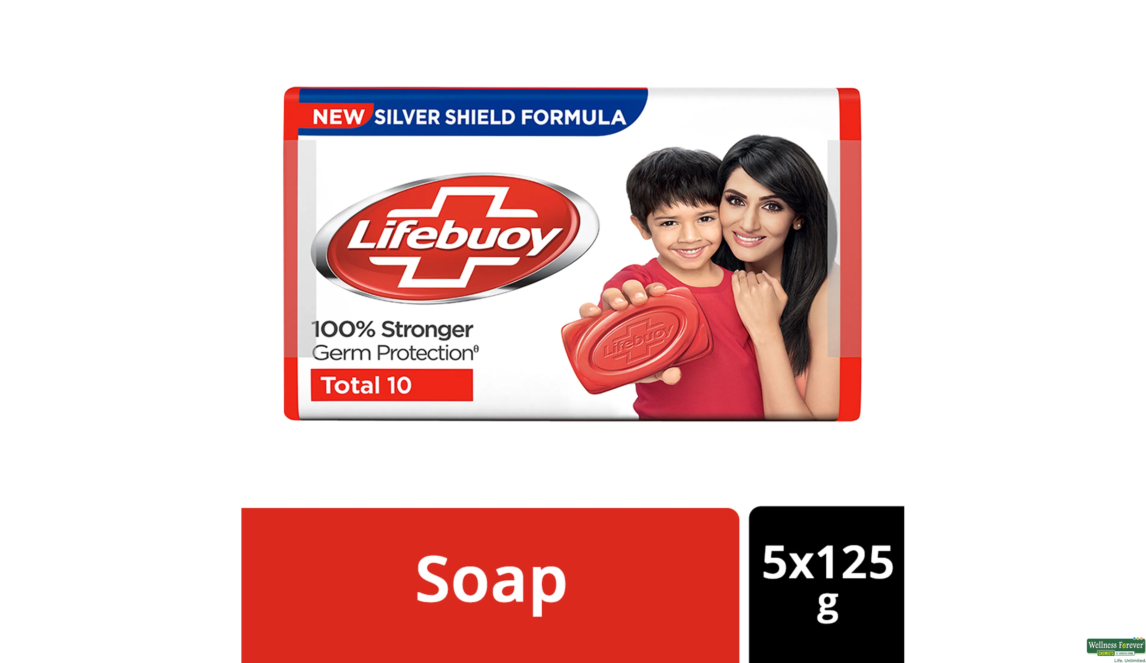 LIFEBUOY SOAP TOTAL 125GM- 1, 125GM, 