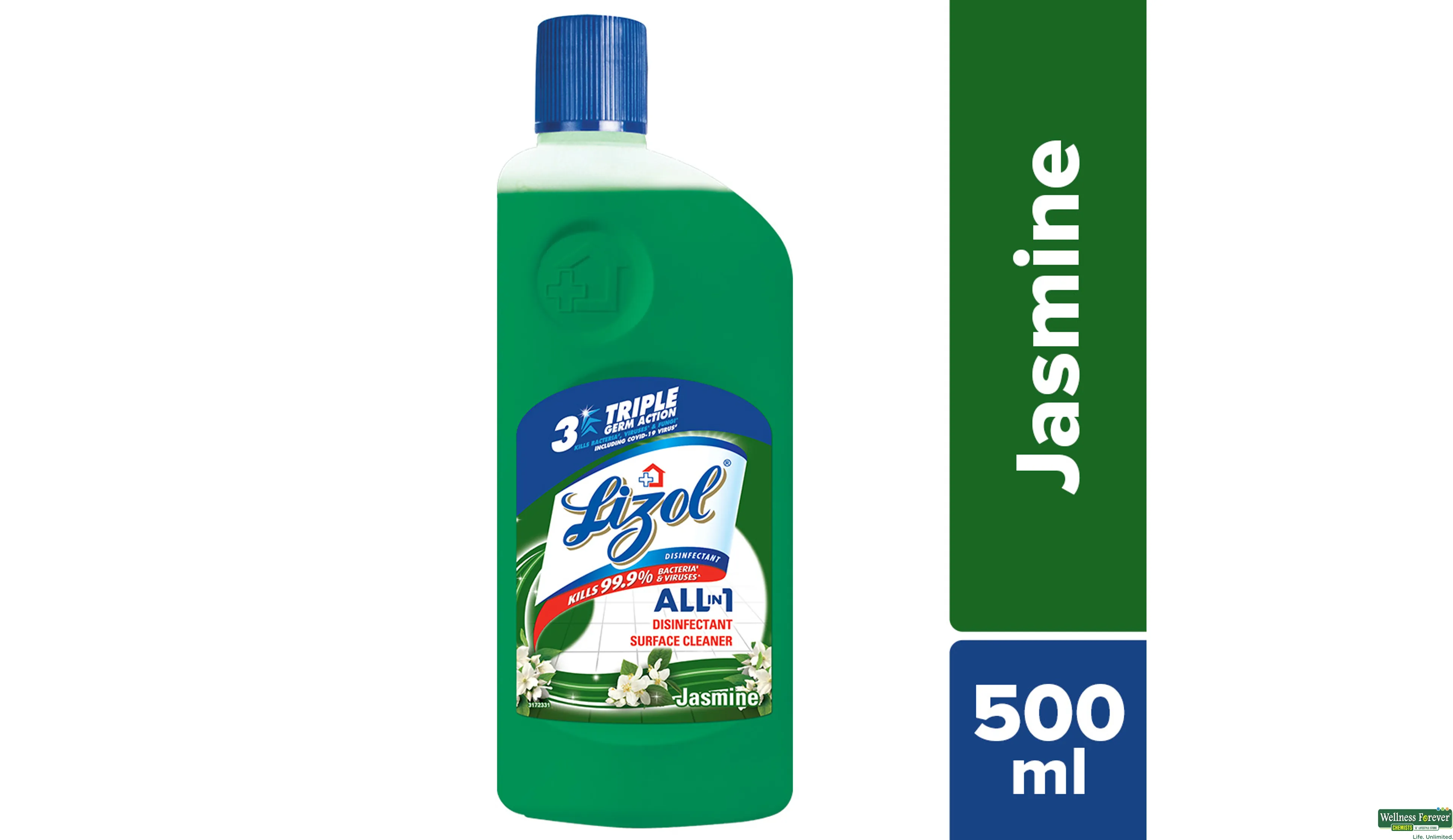 LIZOL FLR/CLNR JASMINE 500ML- 1, 500ML, 