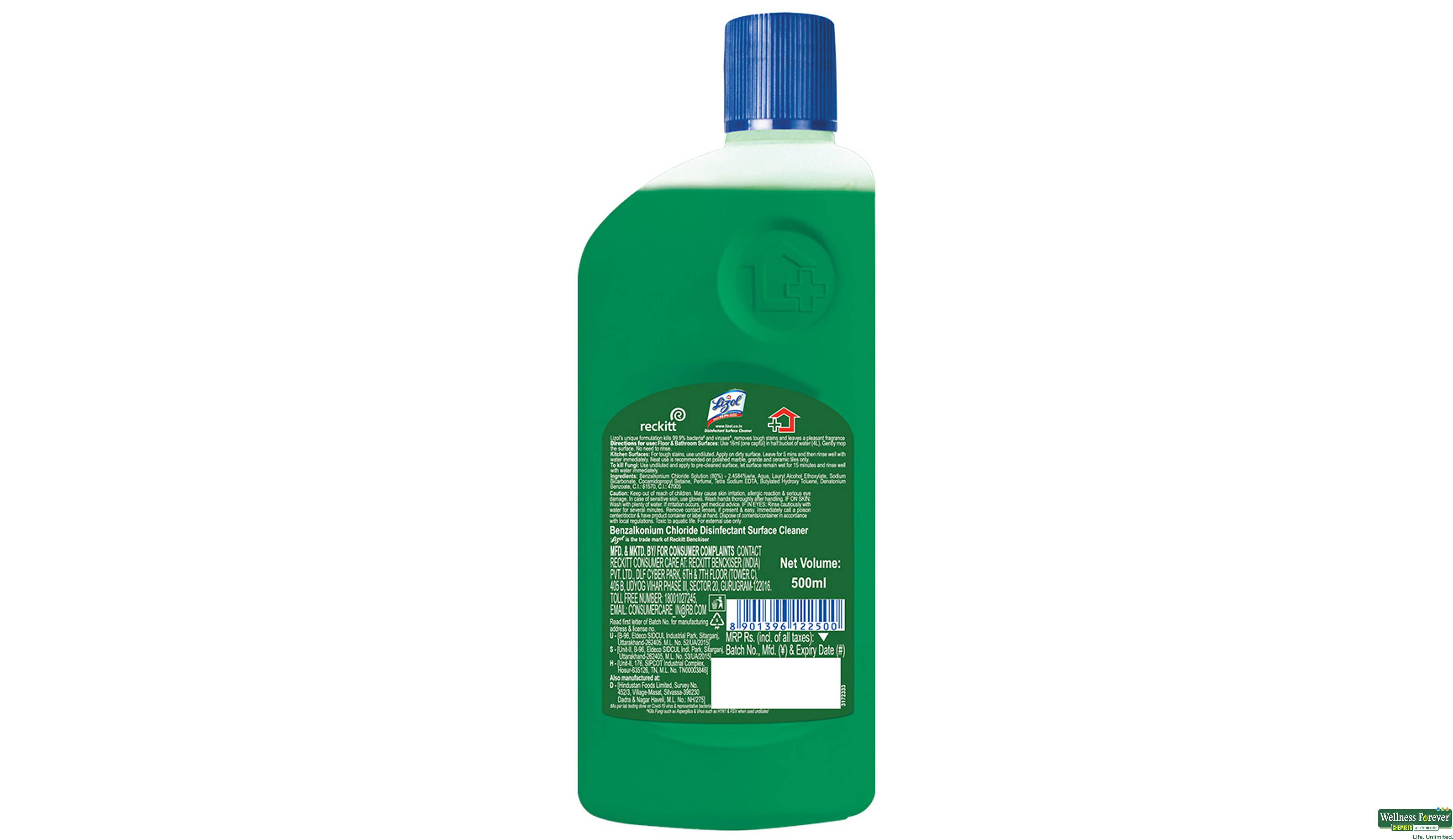 LIZOL FLR/CLNR JASMINE 500ML- 3, 500ML, 