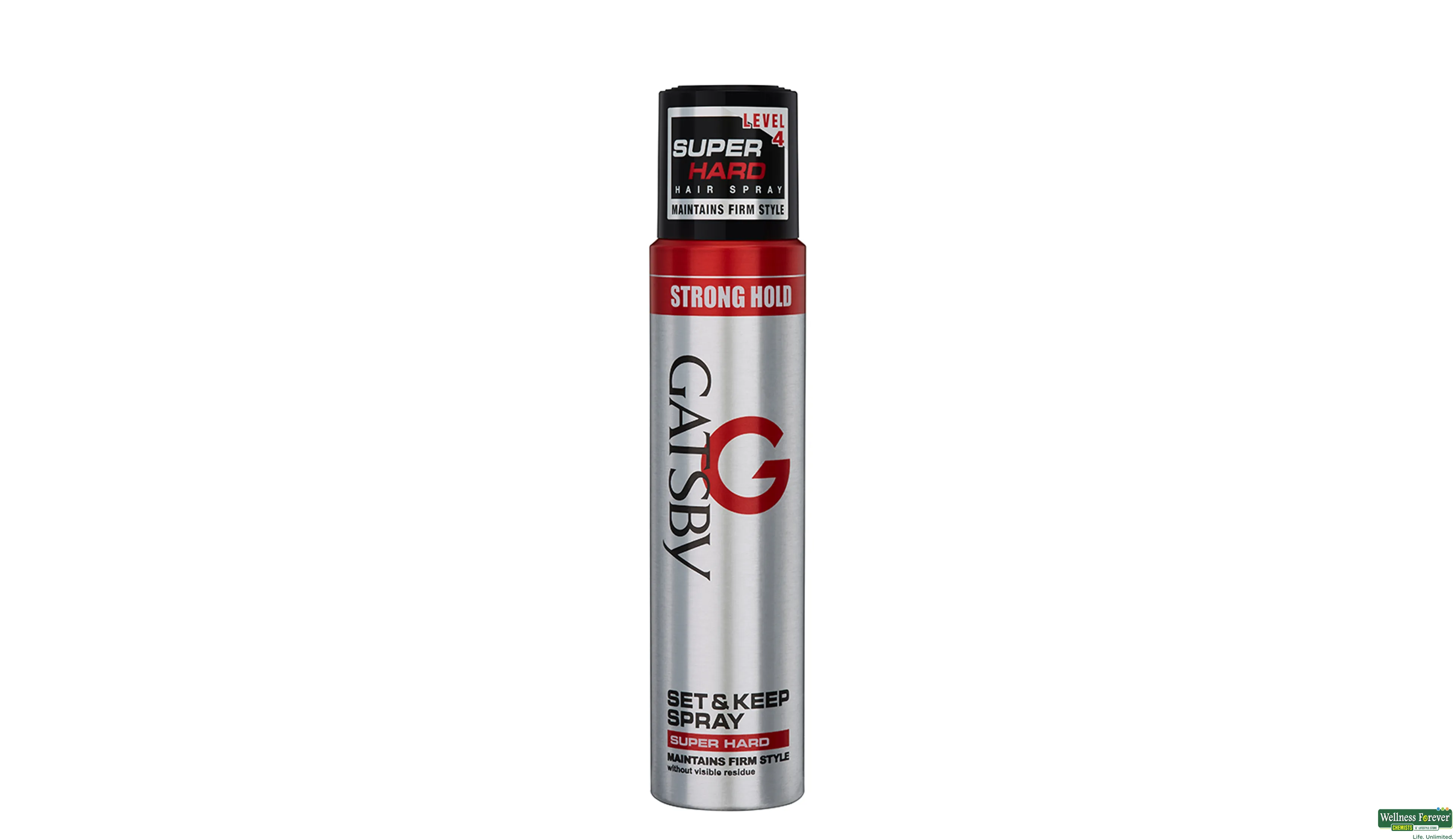 GATSBY HR/SPRAY SUPER HARD 250ML- 1, 250ML, 