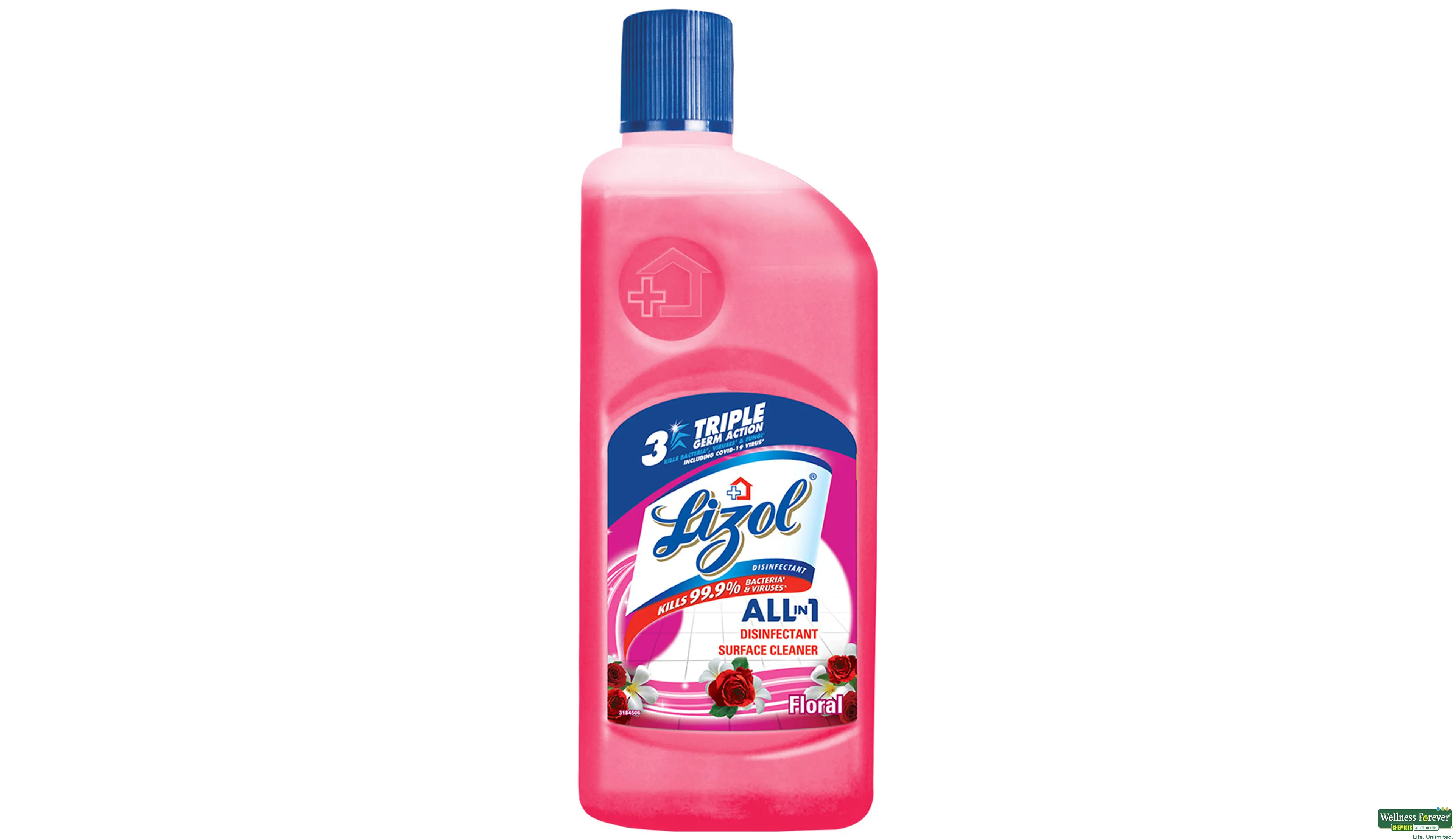 LIZOL FLR/CLNR FLORAL 500ML- 2, 500ML, 