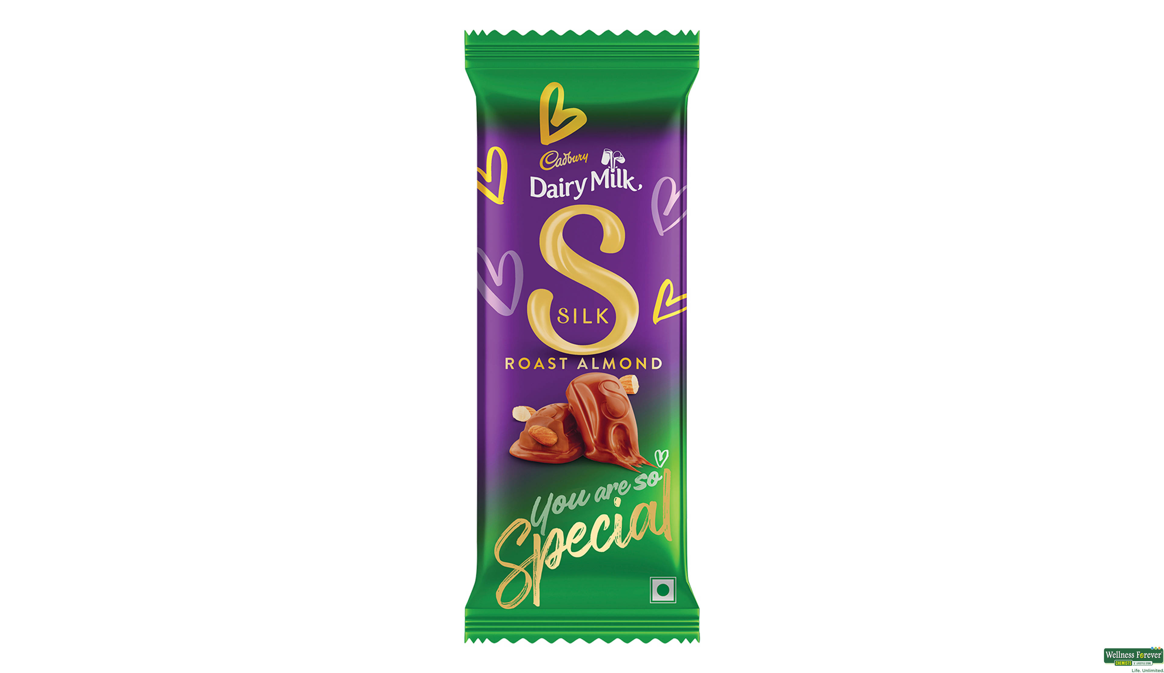 CADB CHOC SILK ROAST ALMOND 143GM- 1, 143GM, 
