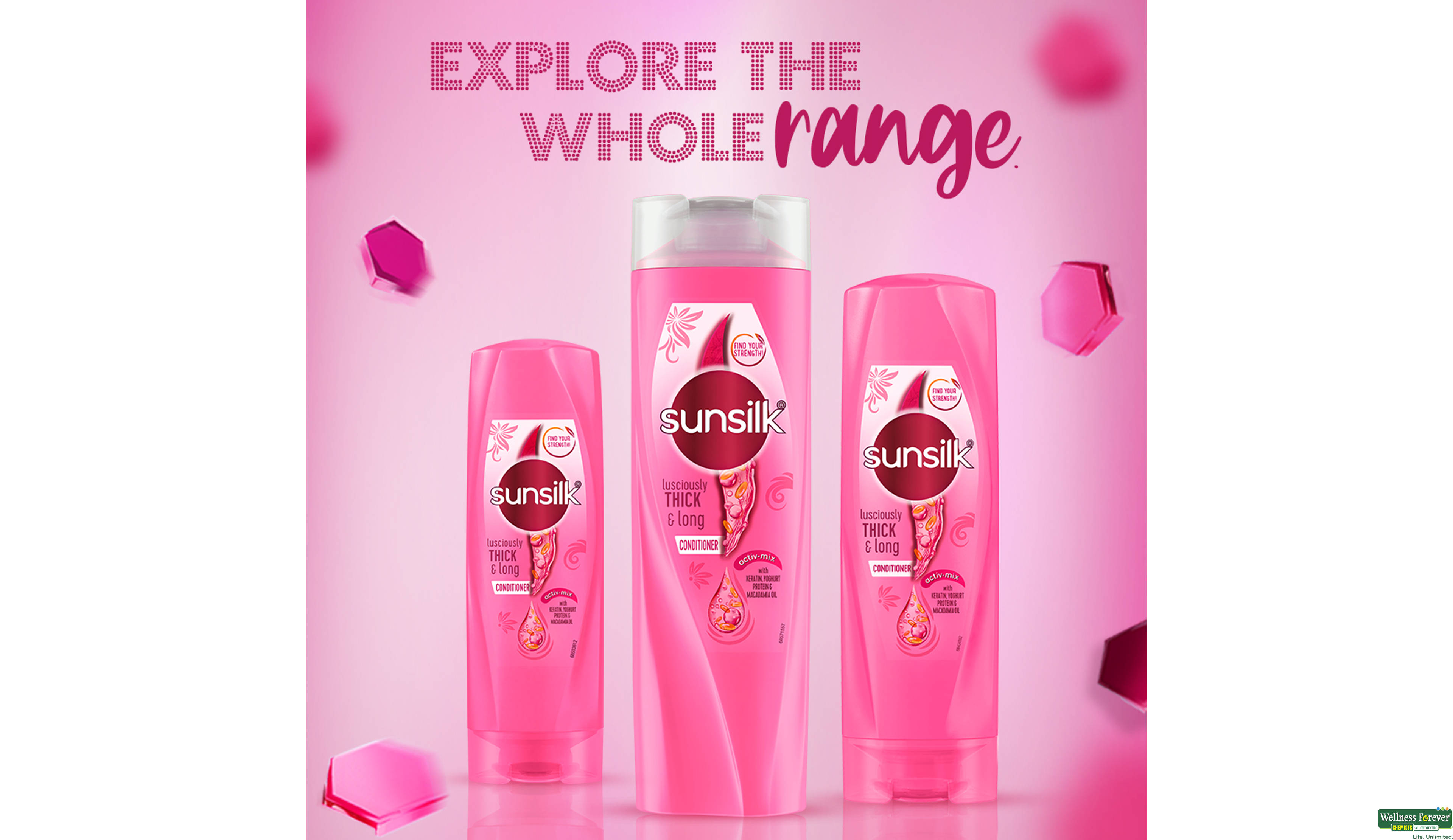 SUNSILK COND THICK LONG 180ML- 7, 180ML, null