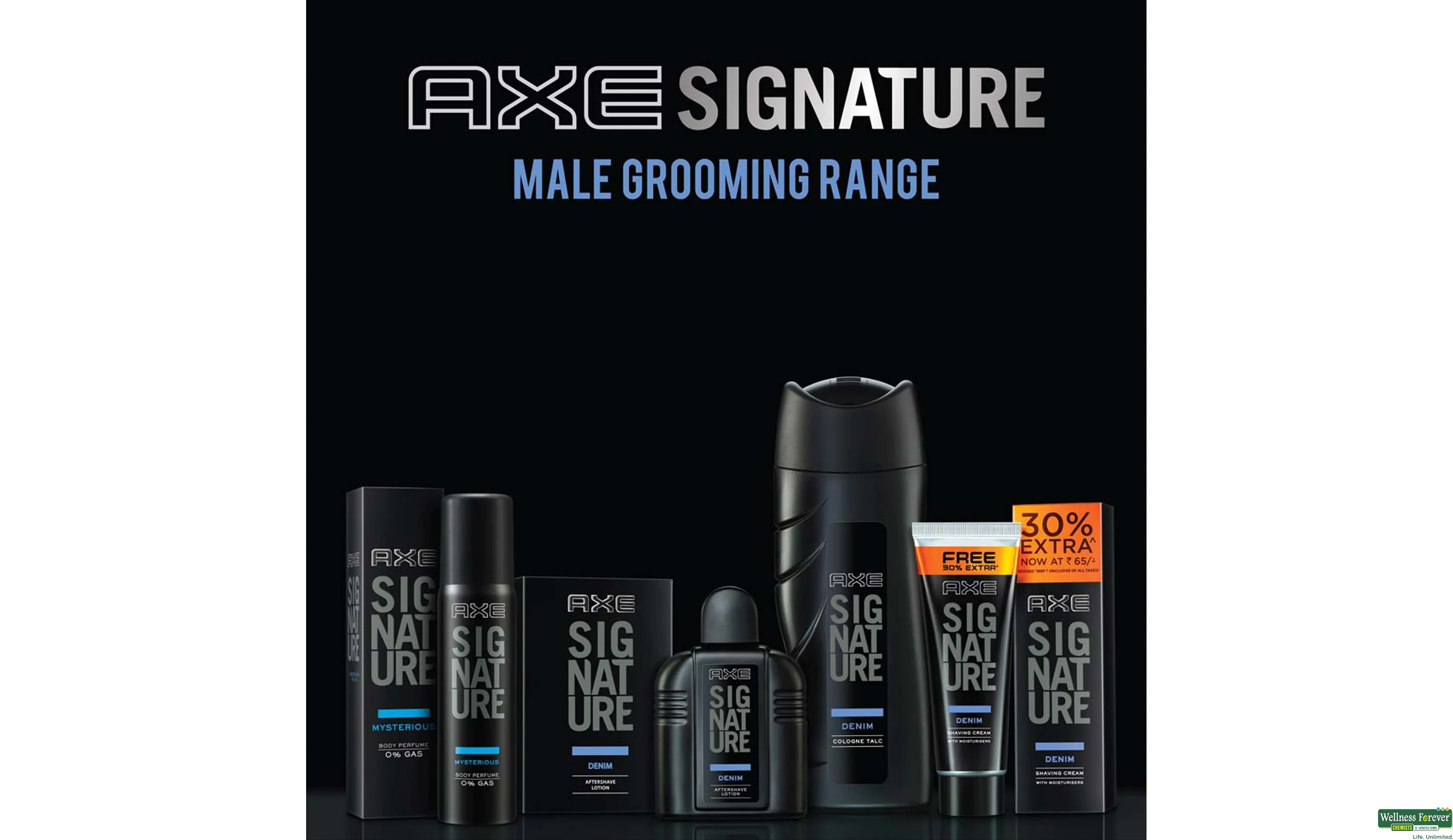 AXE TALC DENIM COLOGNE 100GM- 7, 100GM, 