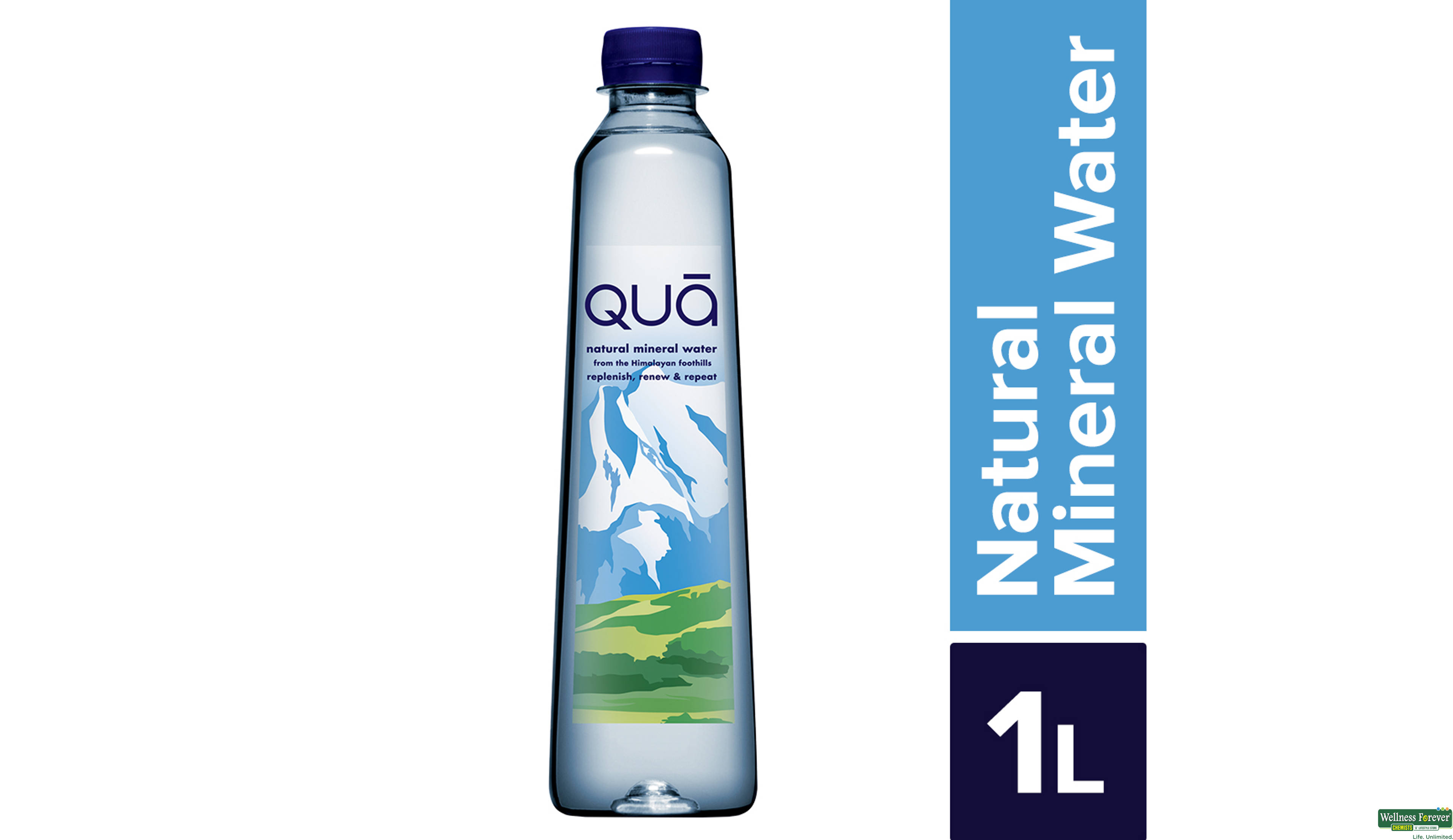 QUA WATER 1LTR- 1, 1LTR, 