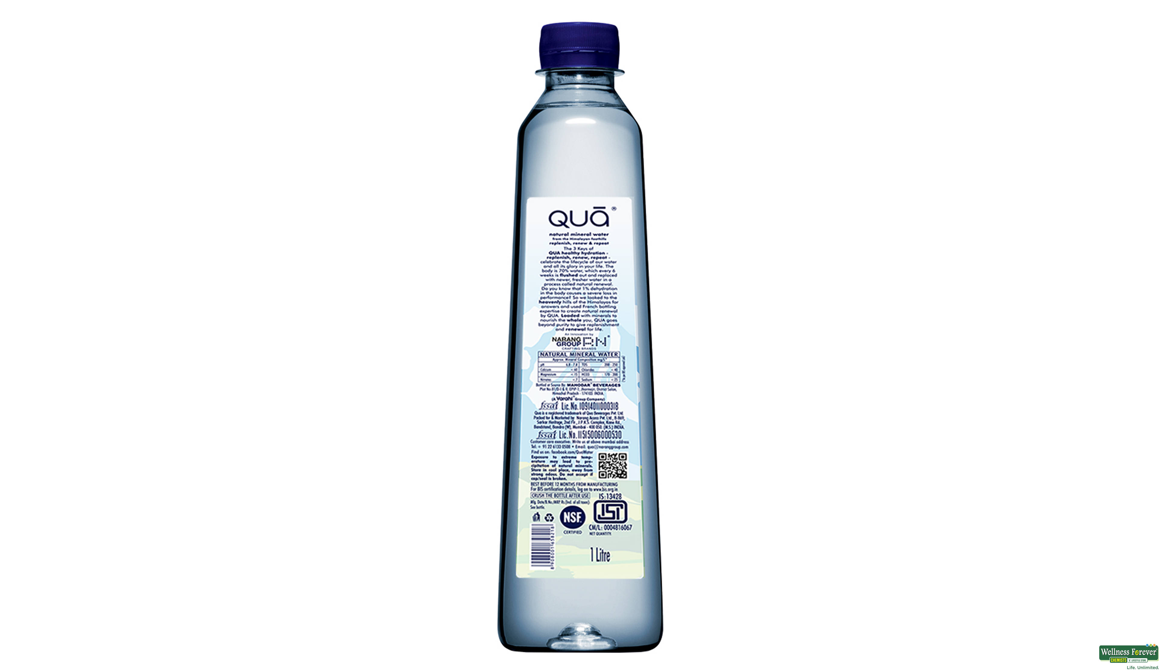 QUA WATER 1LTR- 2, 1LTR, 