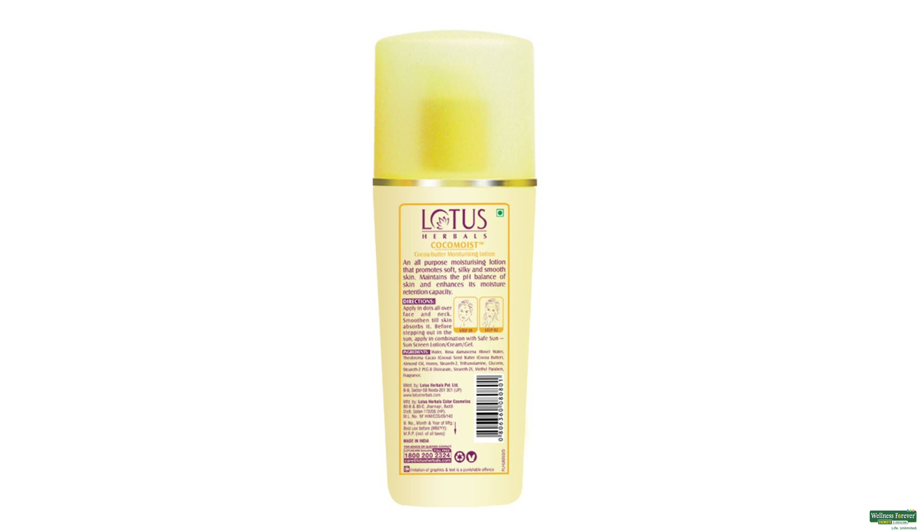 LOTUS B/LTN COCOMOIST 170ML- 2, 170ML, 