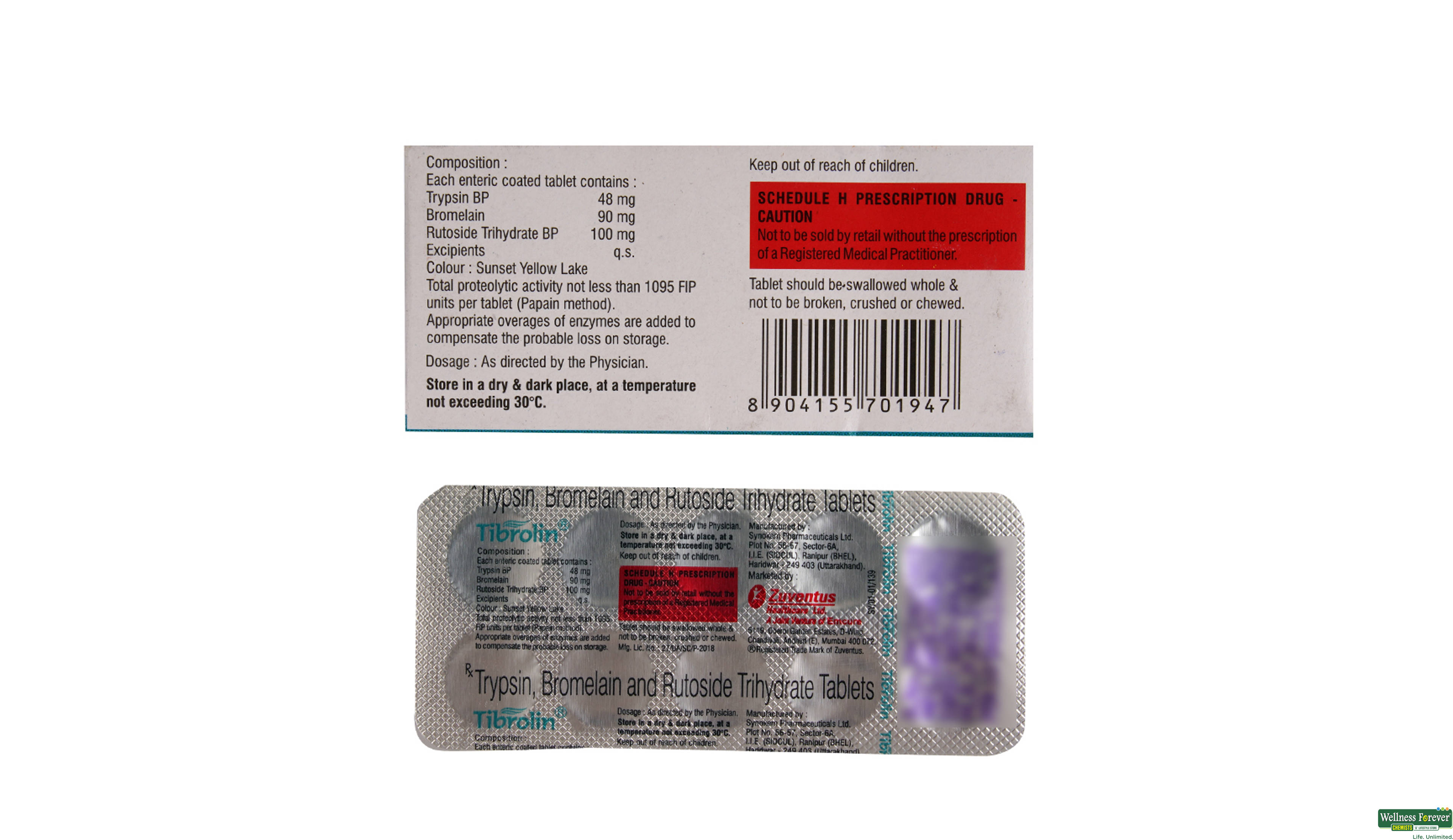 TIBROLIN 10TAB- 2, 10TAB, 