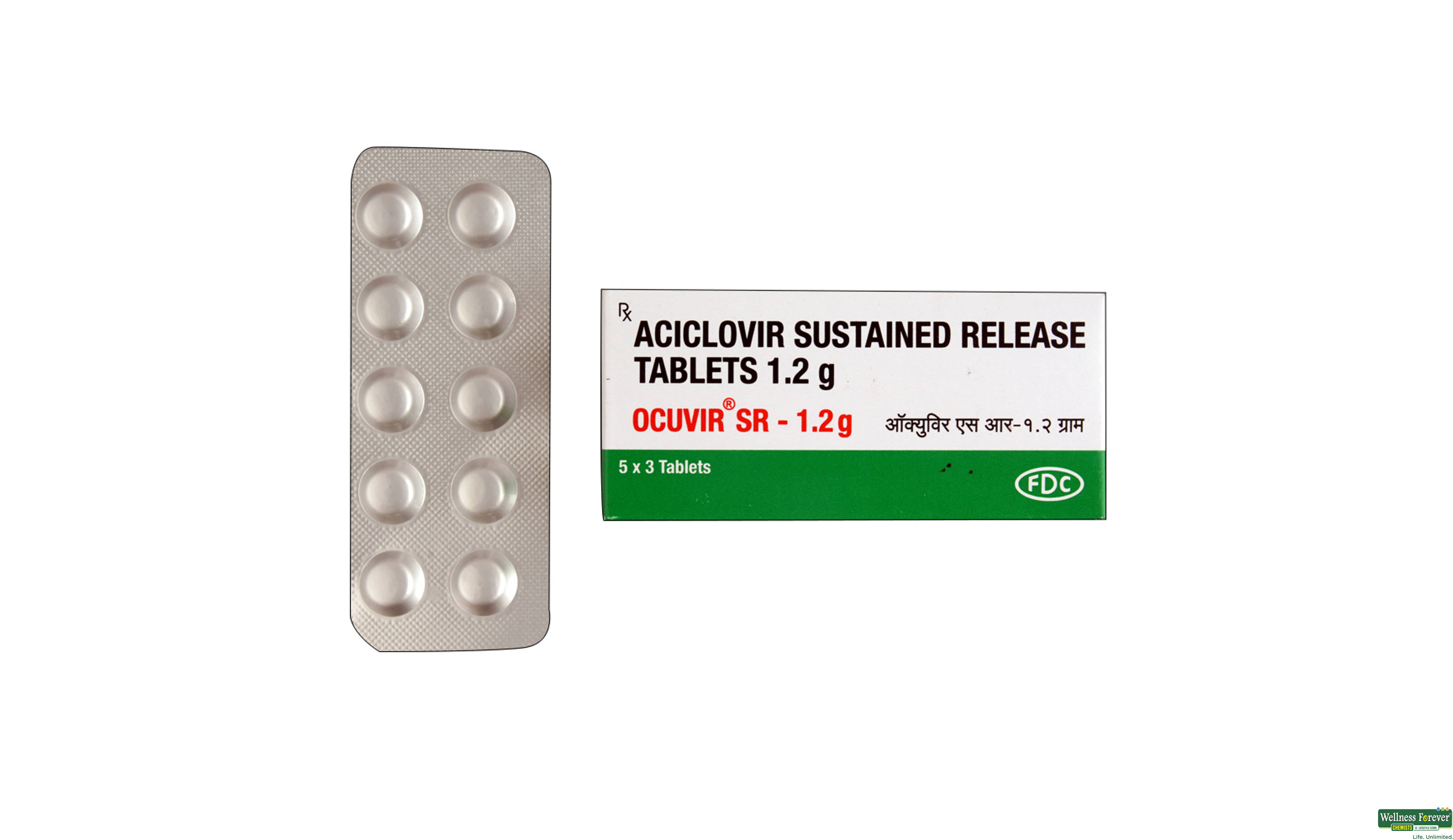 OCUVIR-SR 1.2G 3TAB- 1, 3TAB, 