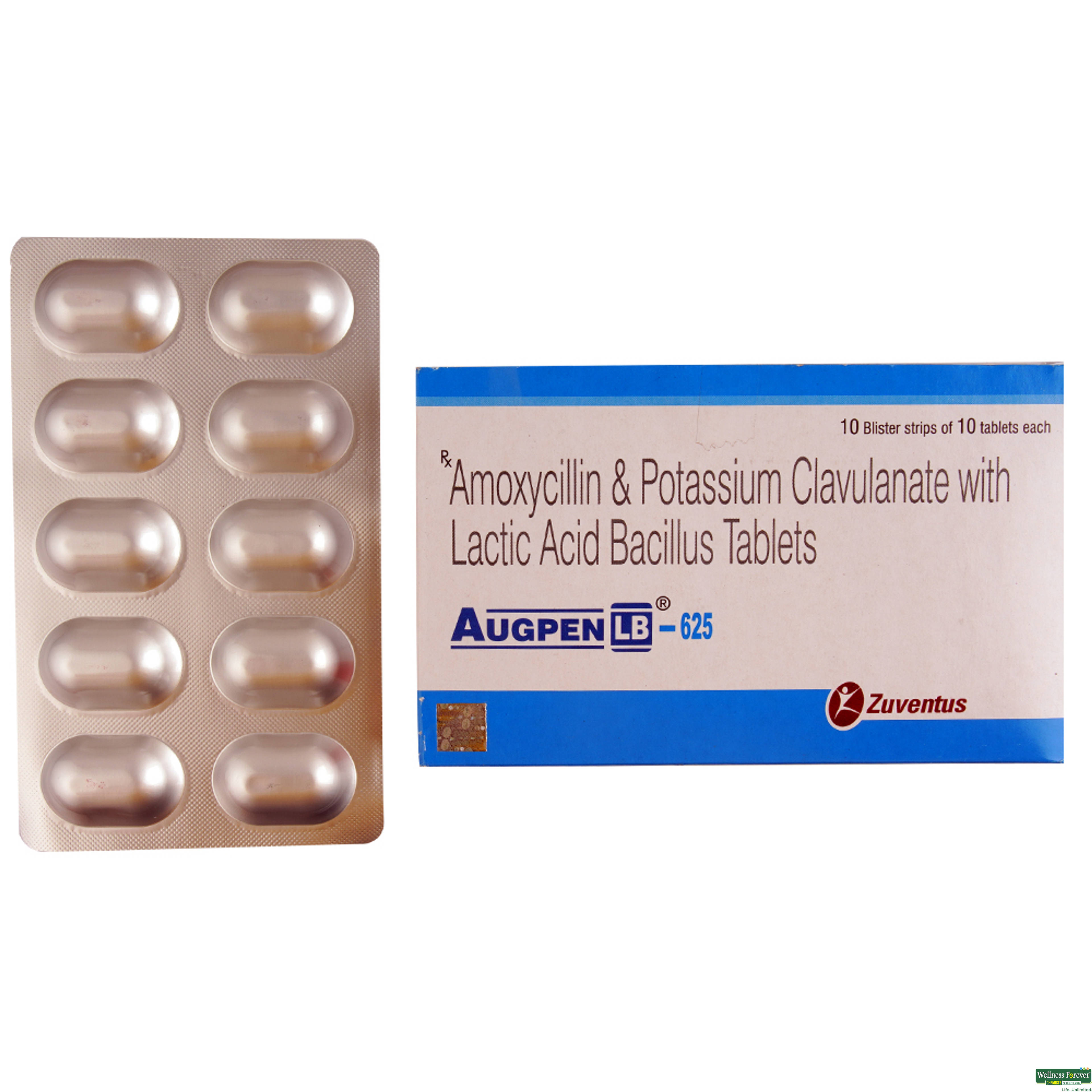 AUGPEN-LB 625MG 10TAB-image