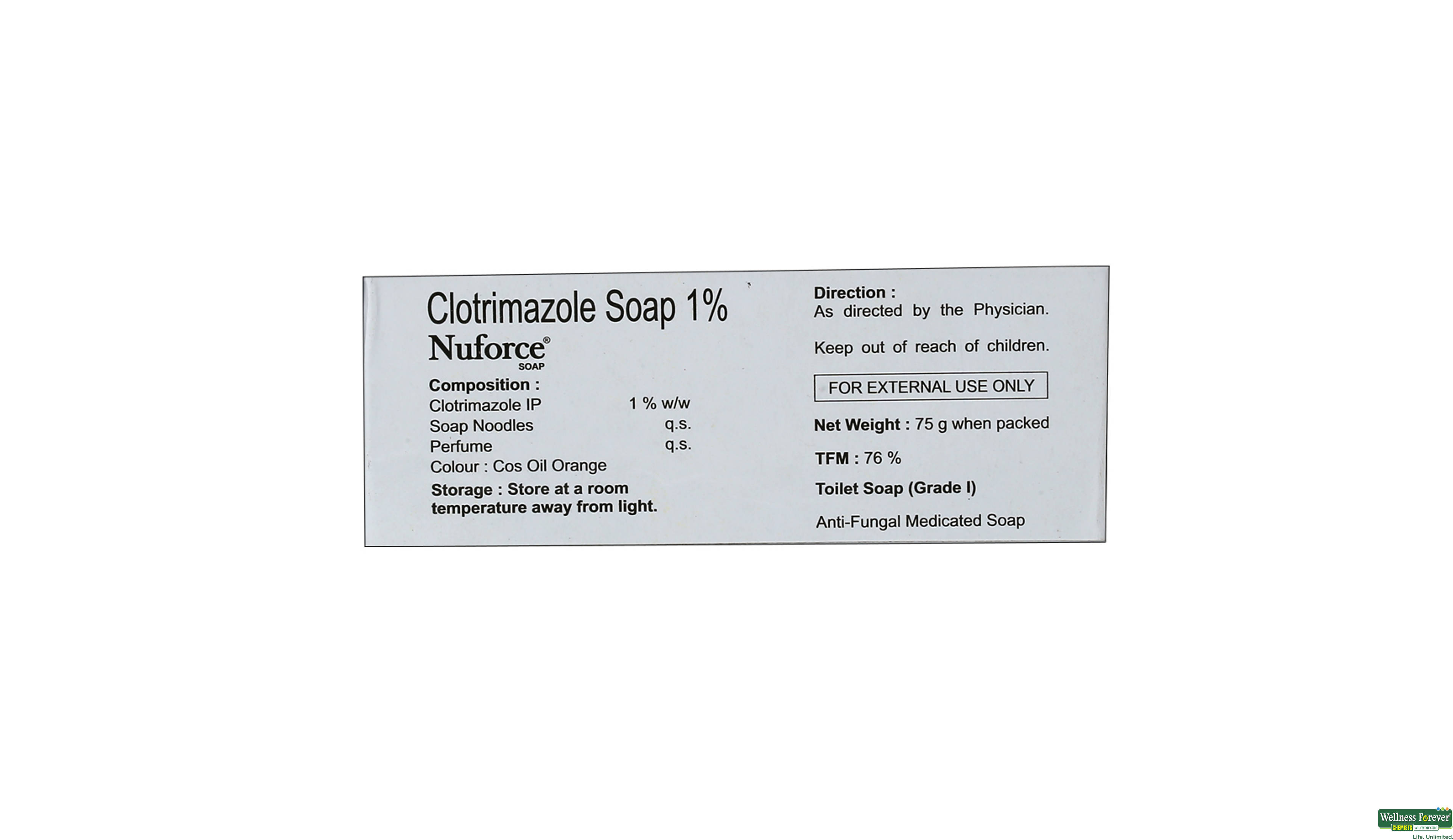 NUFORCE SOAP 75GM- 2, 75GM, 