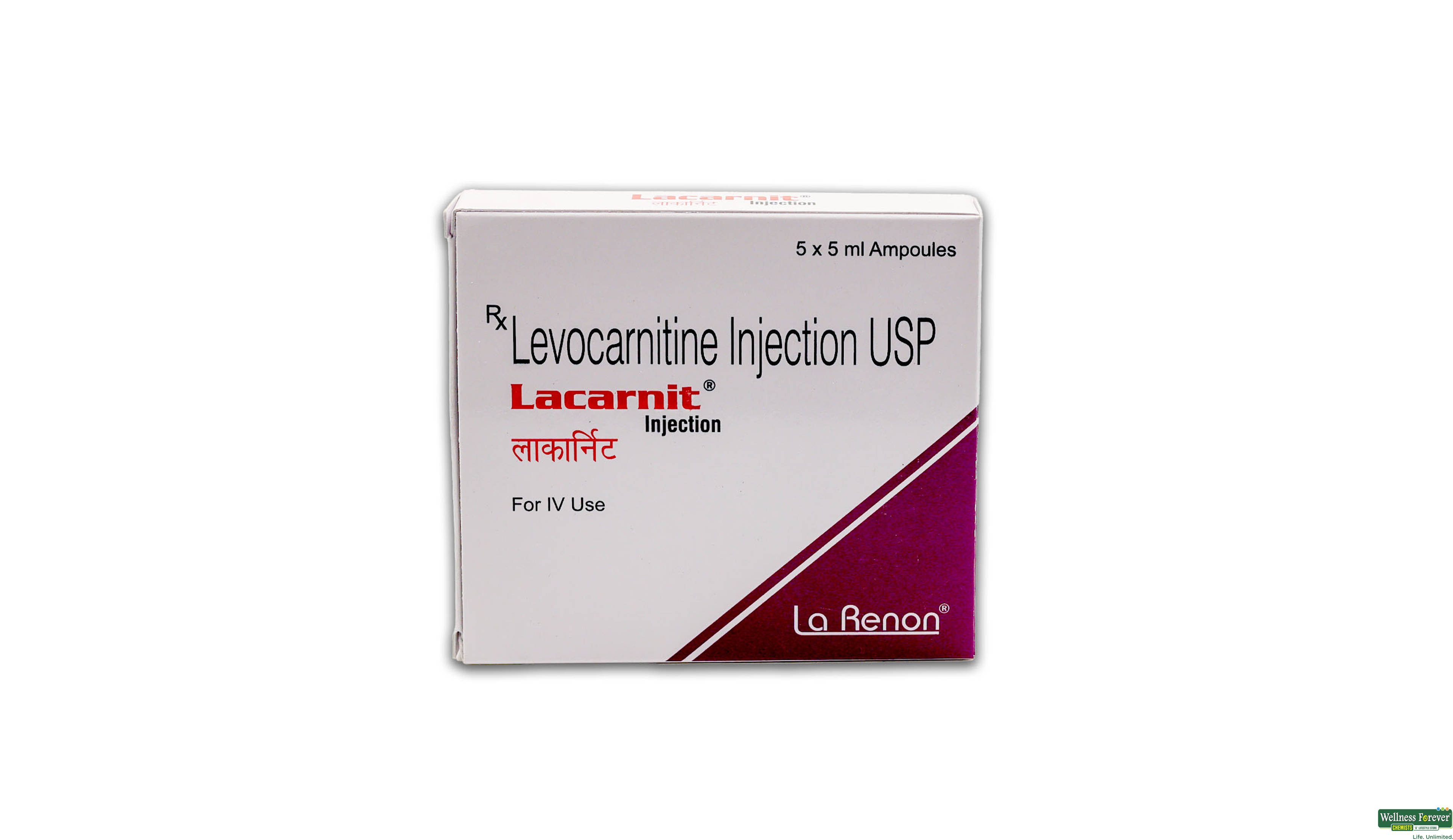 LACARNIT INJ 5ML AMP- 1, 5ML, 