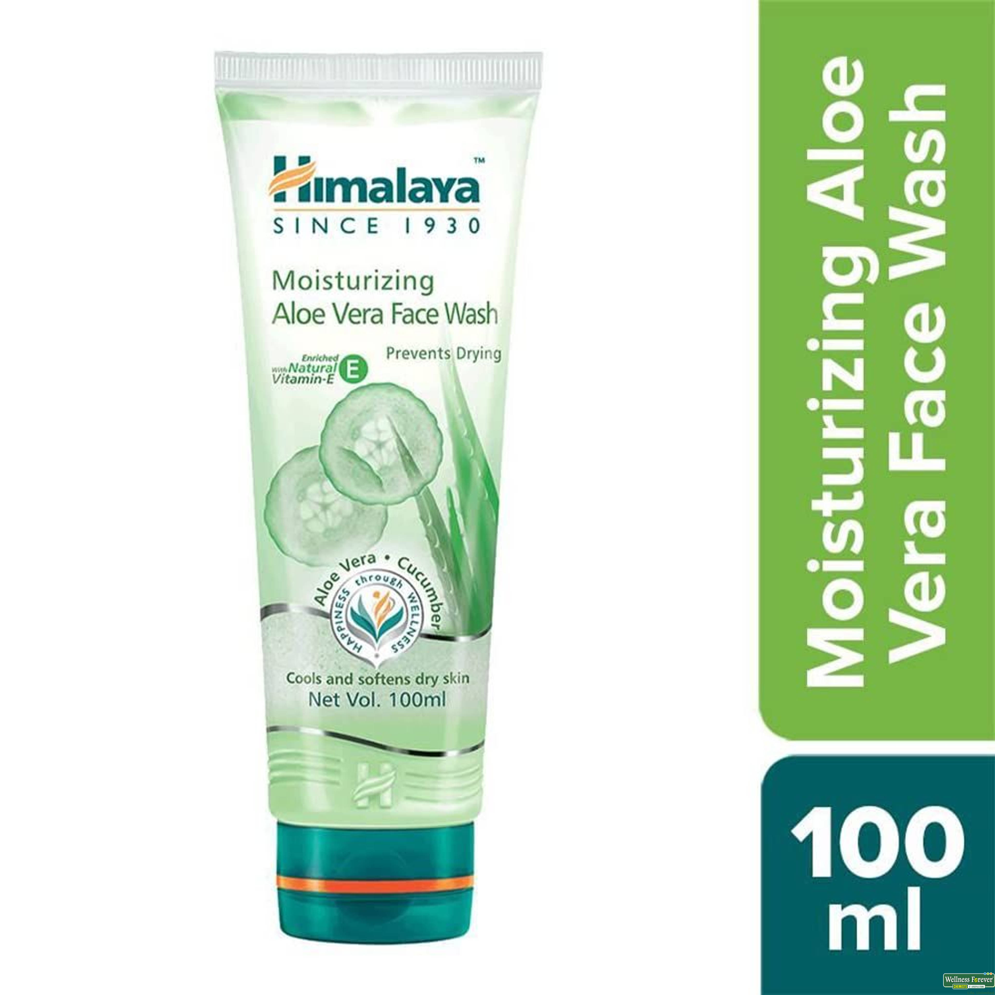 Himalaya Herbals Aloe Vera Face Wash, 50 ml-image