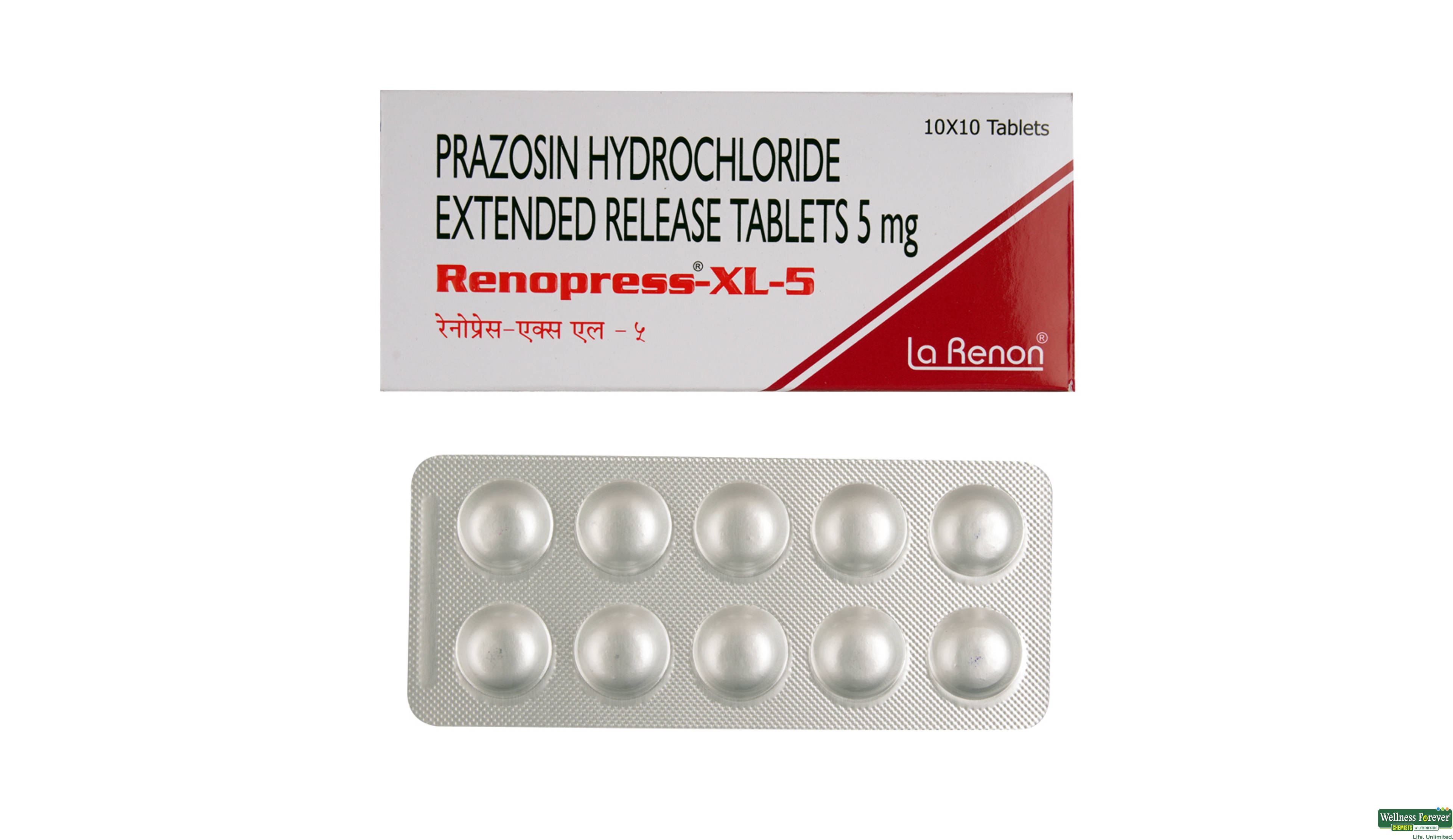 RENOPRESS-XL 5MG 10TAB- 1, 10TAB, 