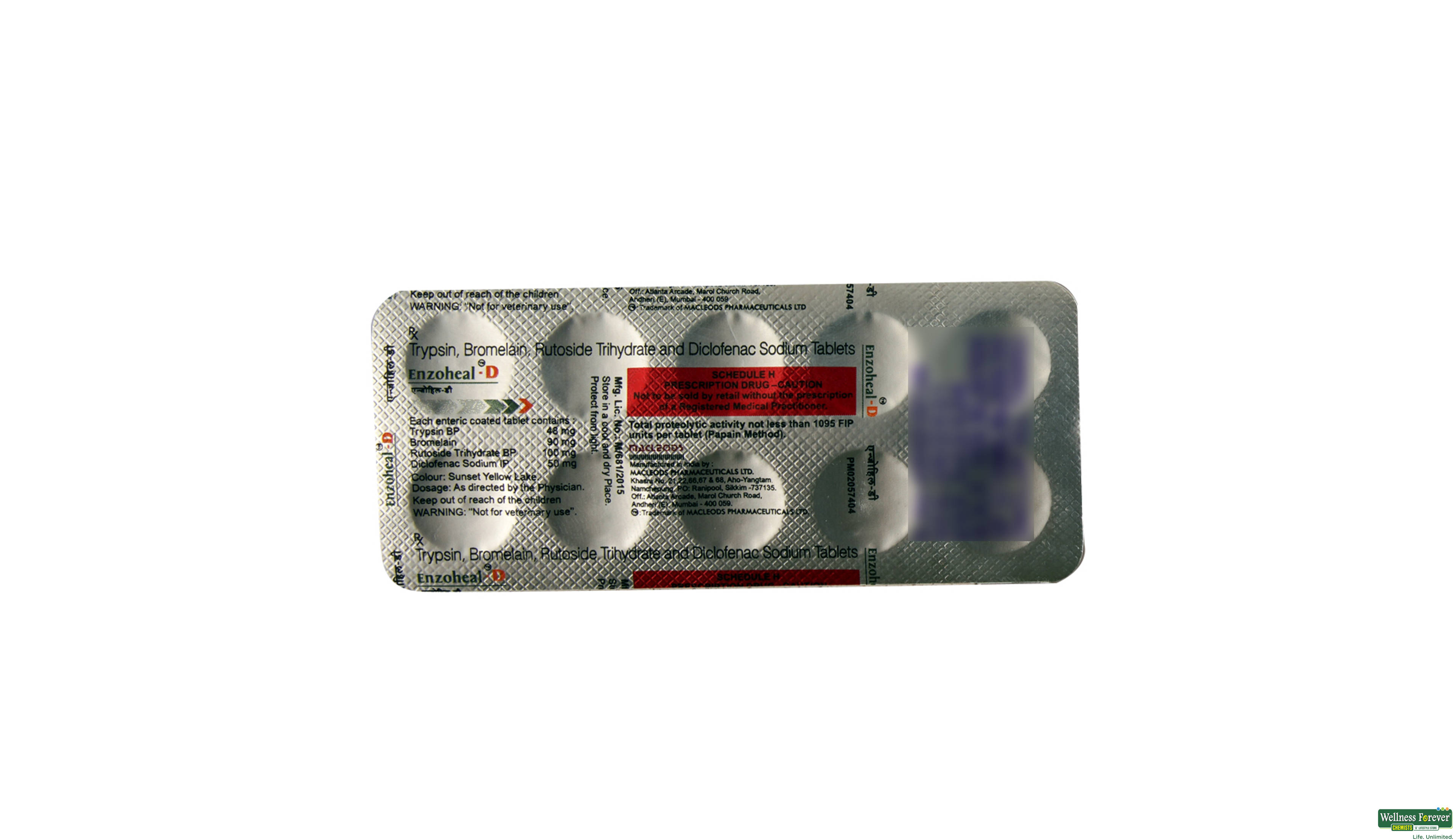 ENZOHEAL-D 10TAB- 2, 10TAB, null