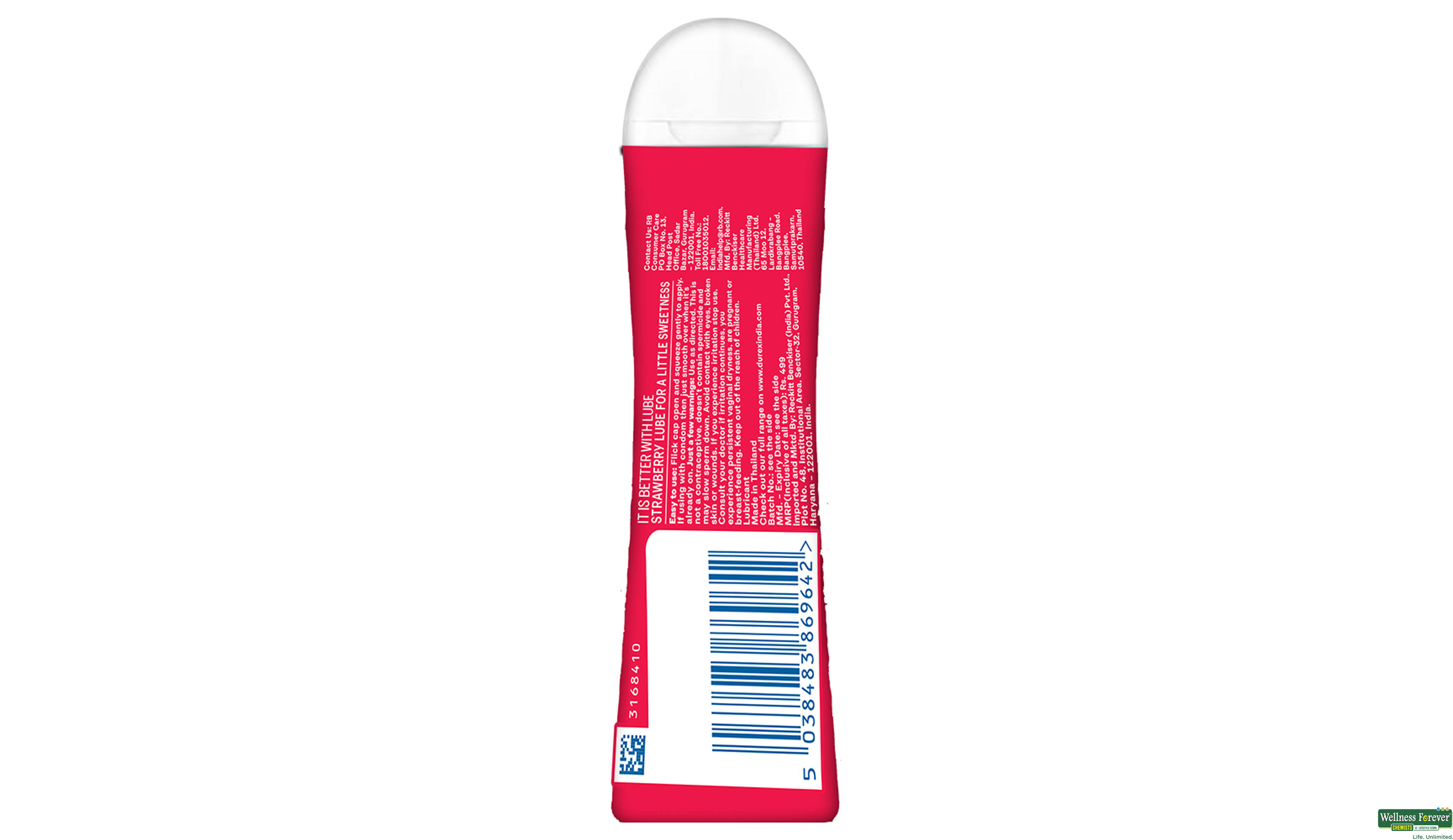 DUREX LUBES GEL PLAY STRAWBERRY 50ML- 2, 50ML, 