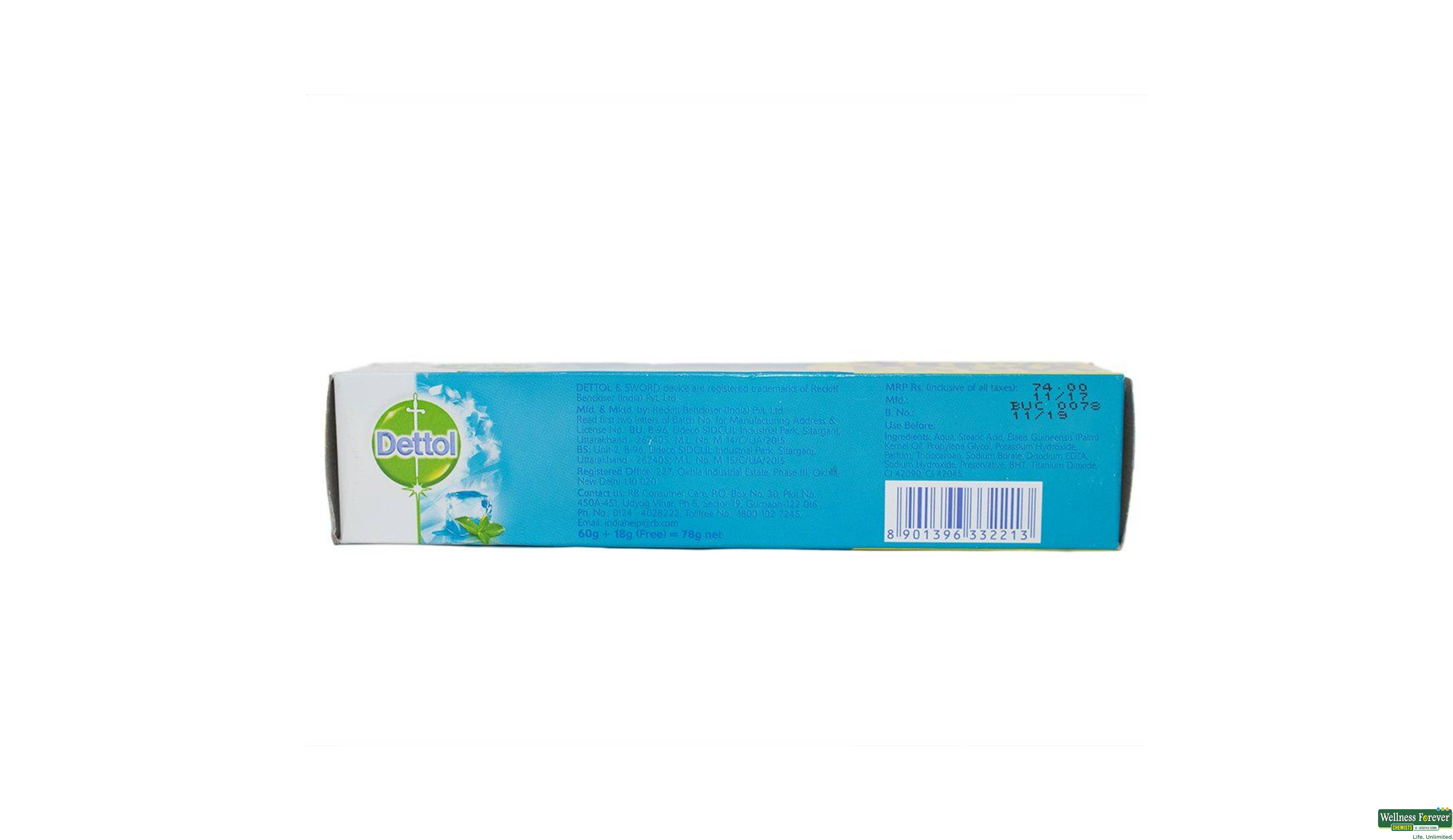 DETT SH/CRM FRESH 60GM- 3, 60GM, 
