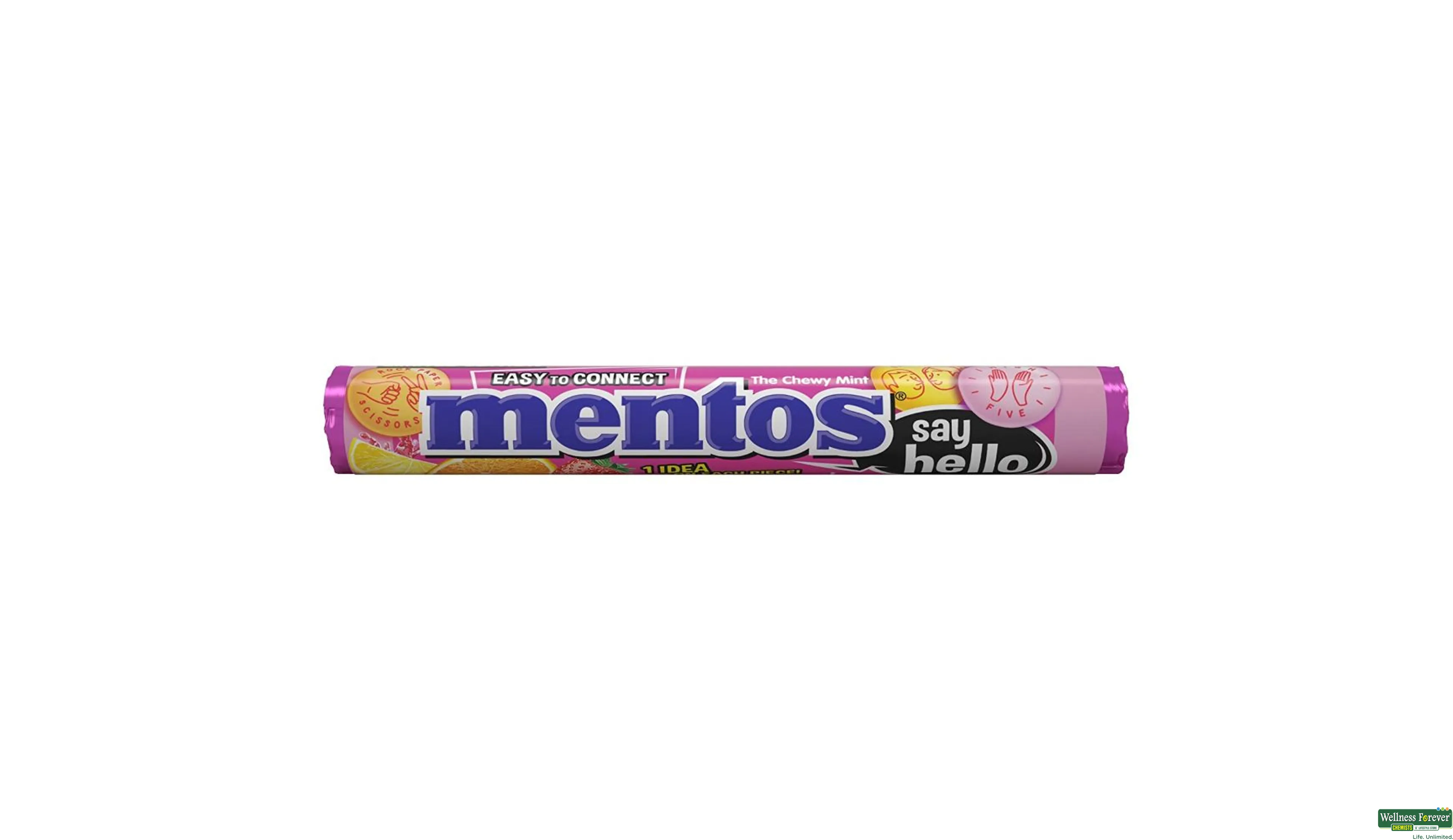 MENTOS CANDY CHEW FRUIT 1PC- 1, 1PC, 