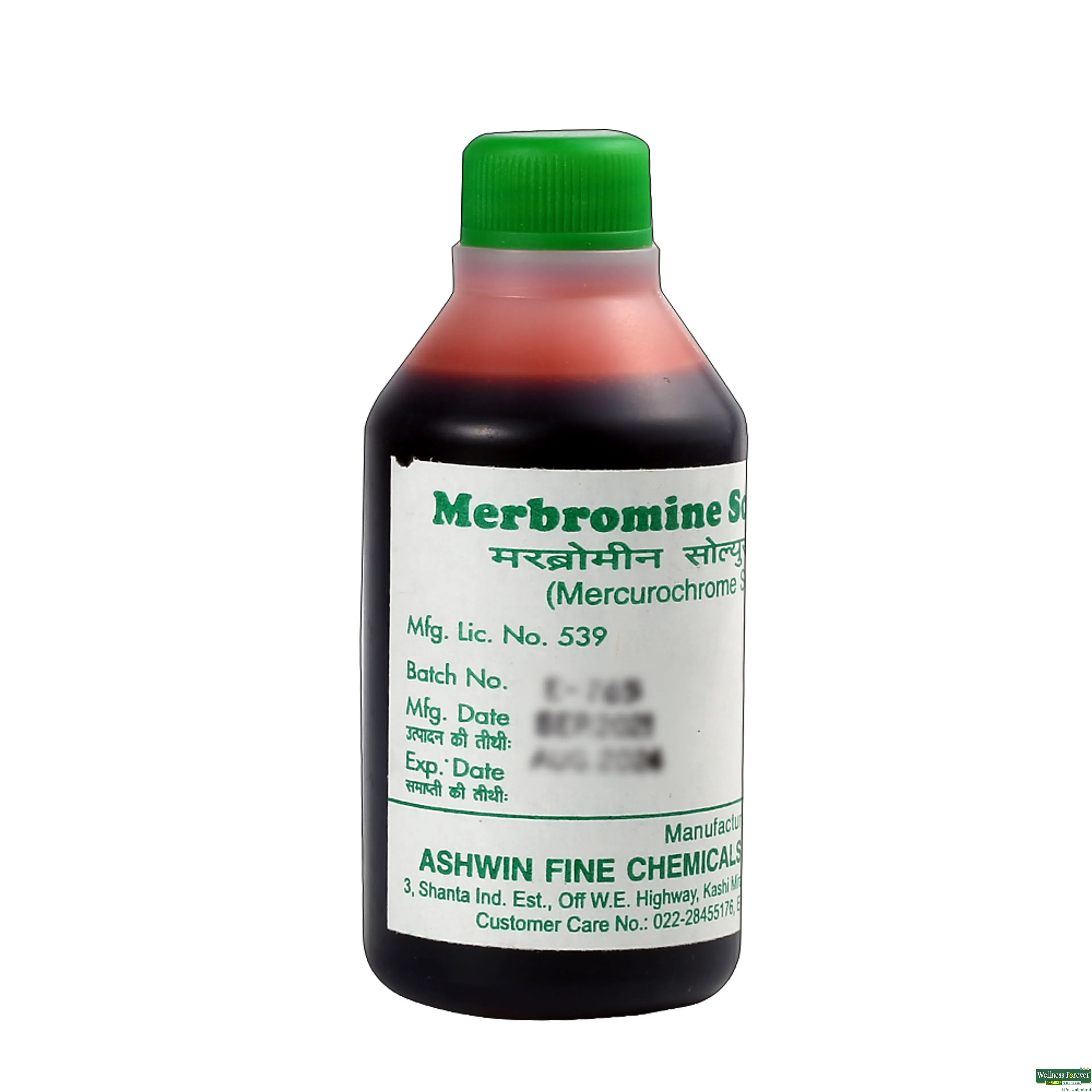 MERBROMINE SOLU ASHWIN 100ML-image