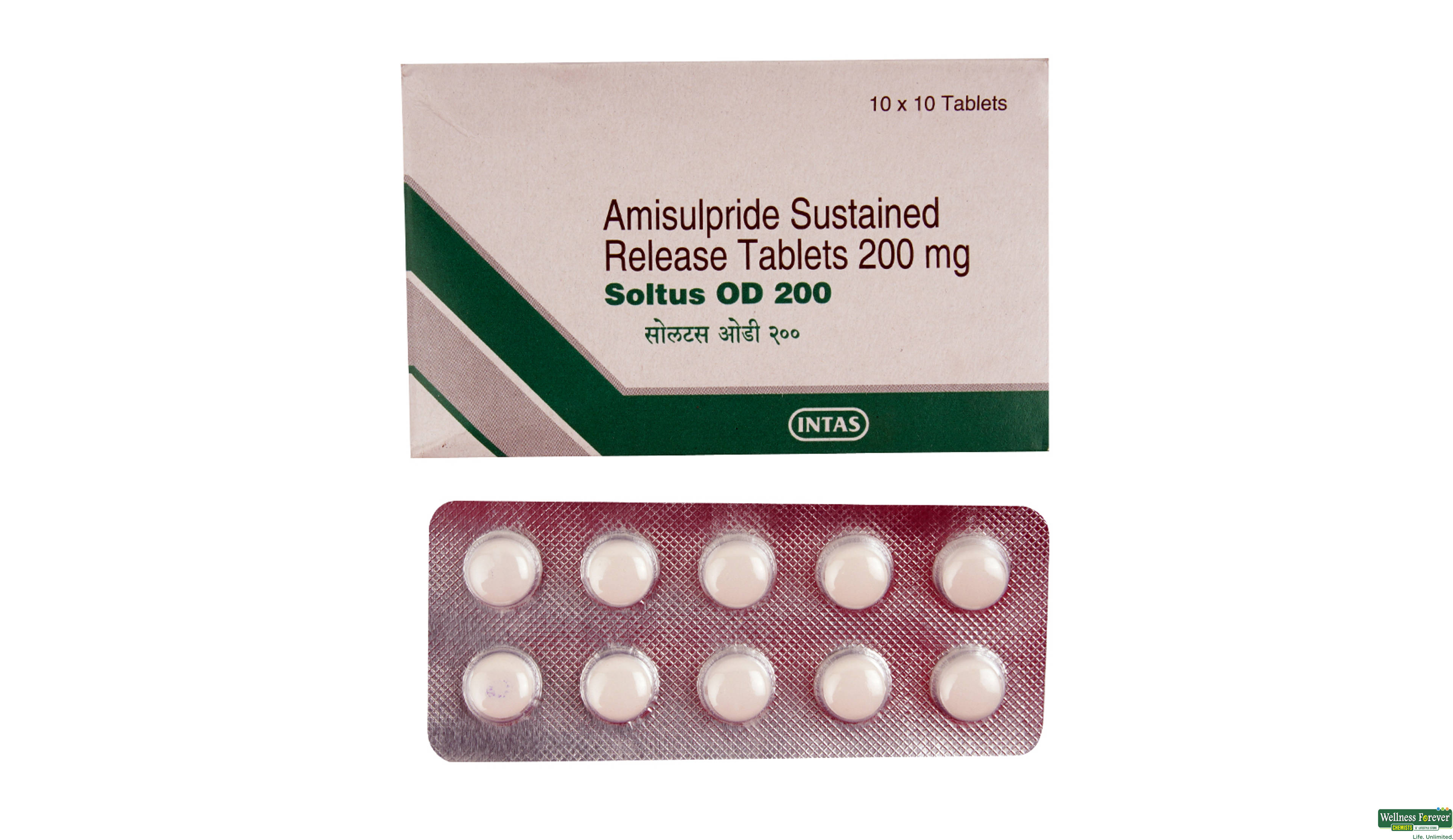 SOLTUS-OD 200MG 10TAB- 1, 10TAB, 