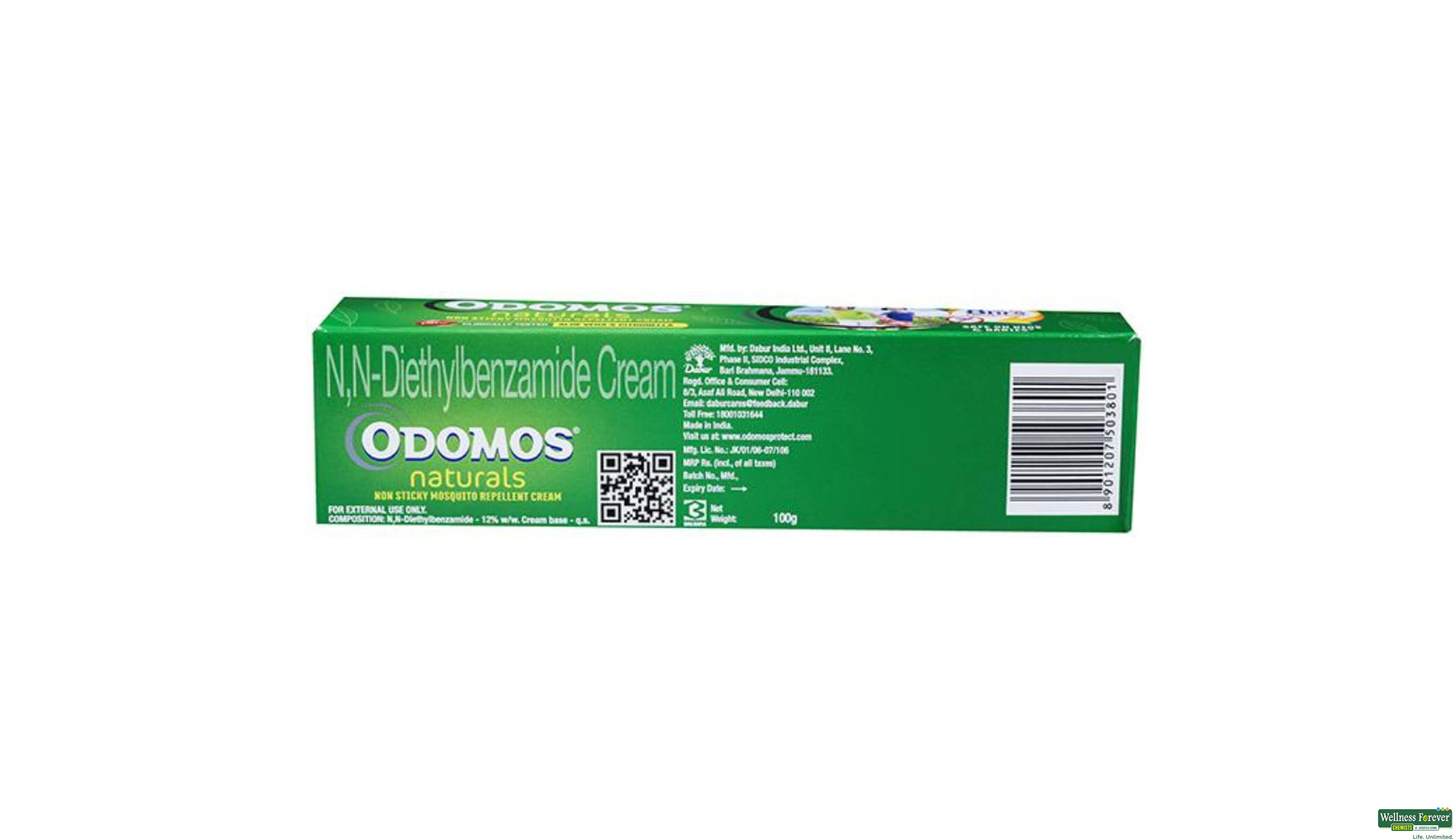 ODOMOS CRM NATURAL 100GM- 2, 100GM, 