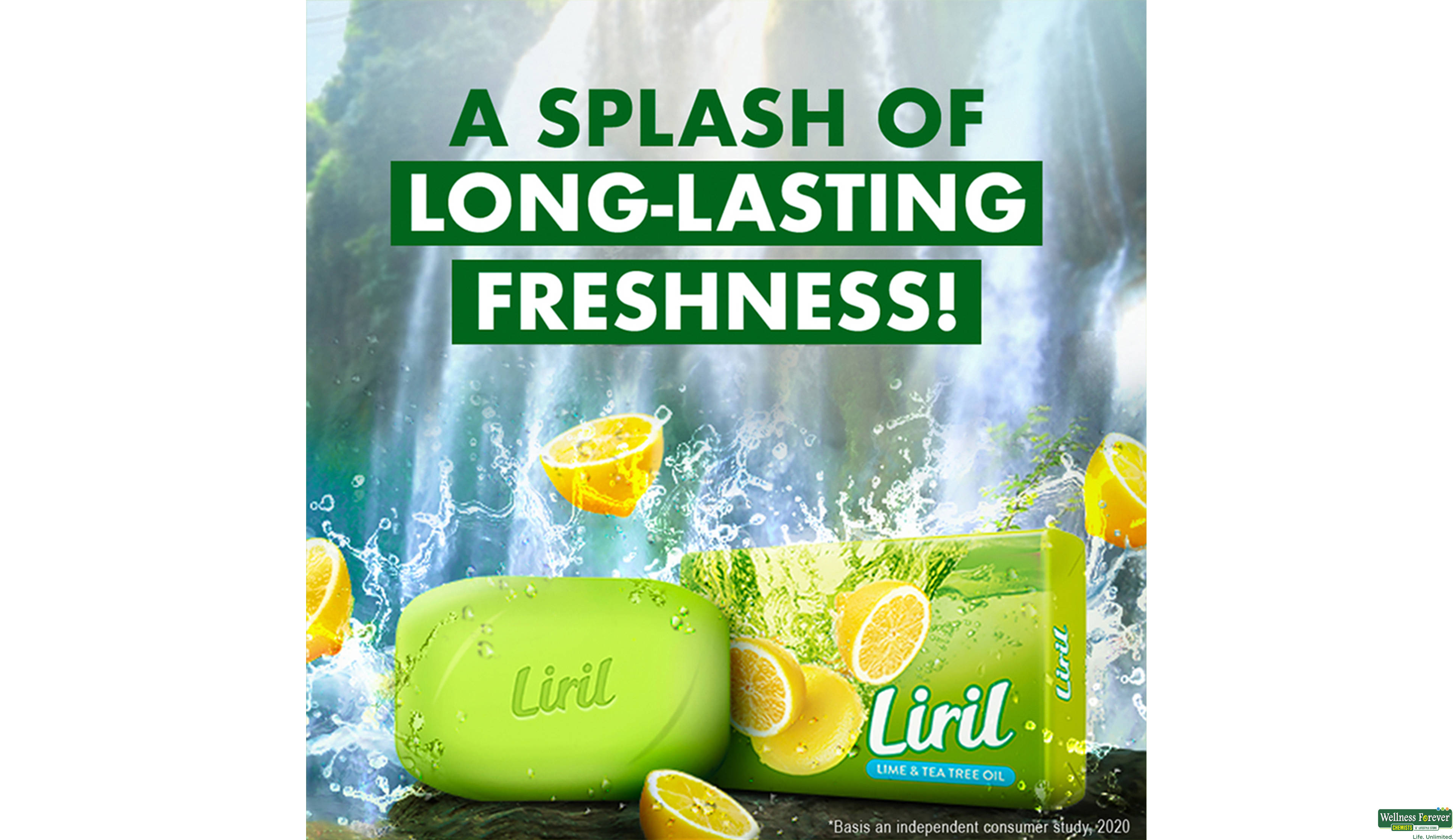 LIRIL SOAP 2000 3X125GM- 6, 1PC, 