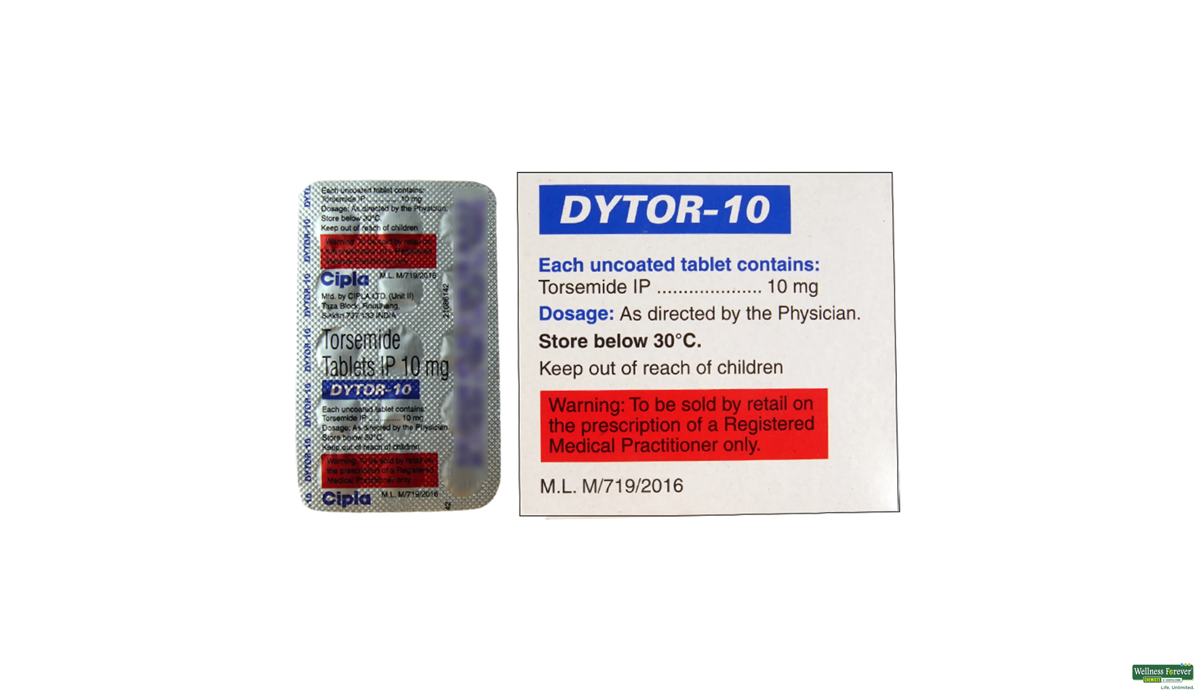 DYTOR 10MG 15TAB- 2, 15TAB, 