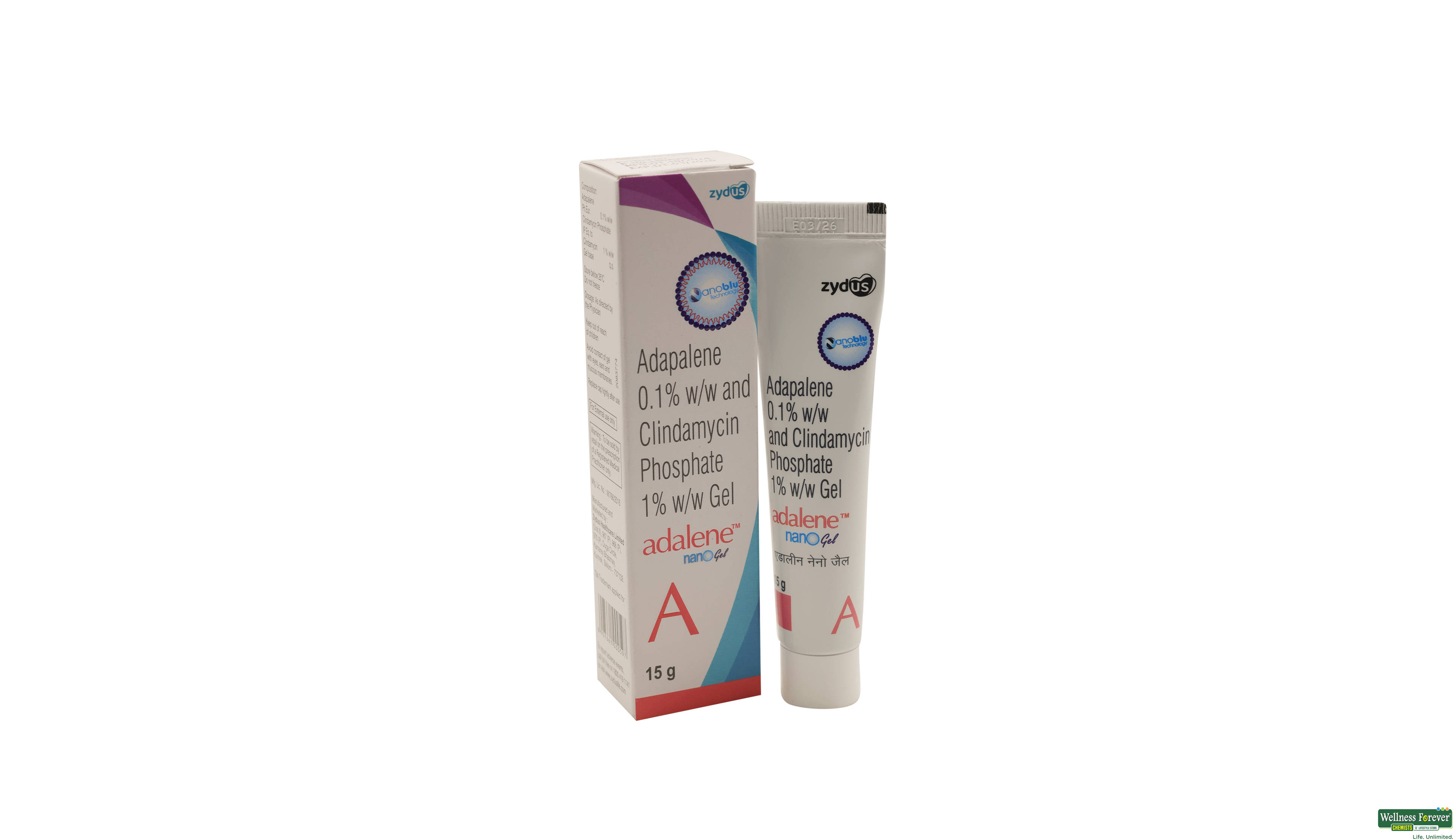 ADALENE NANO GEL 15GM- 1, 15GM, 
