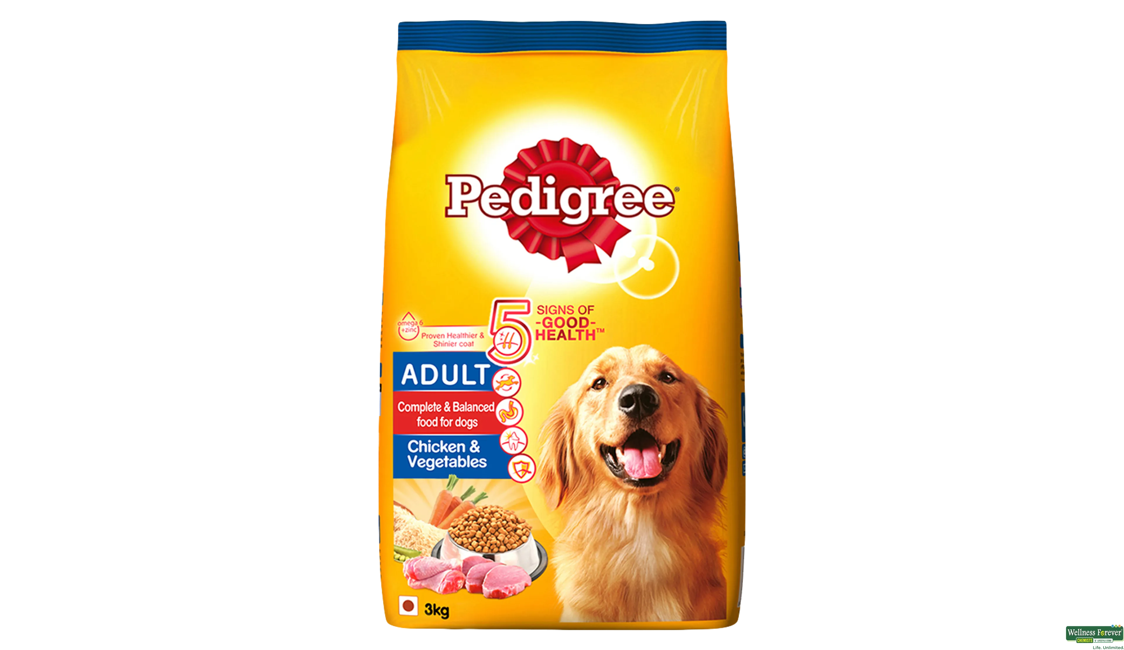 Pedigree adult 3kg on sale
