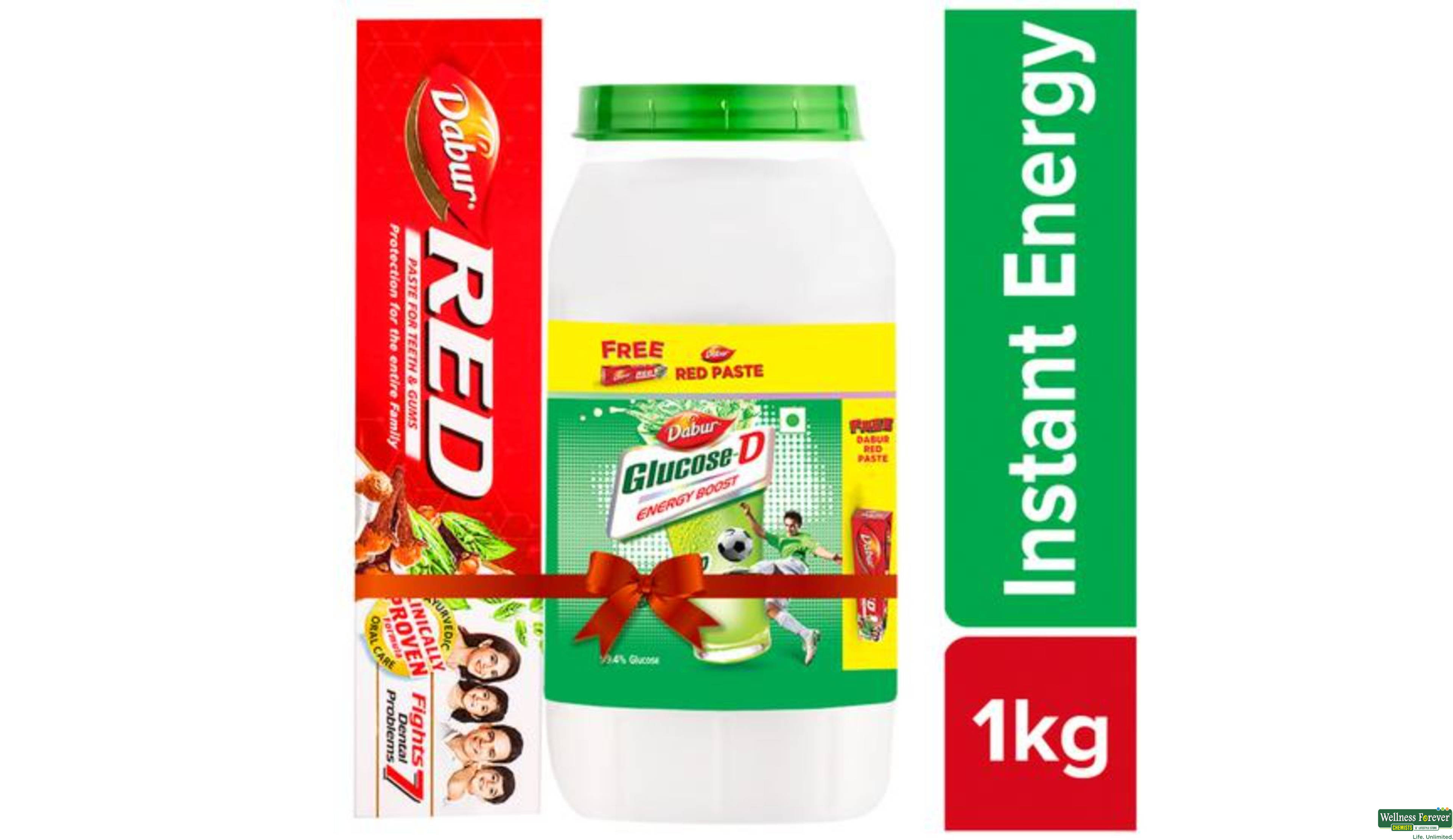 DABUR GLUCOSE-D JAR 1KG- 1, 1KG, 