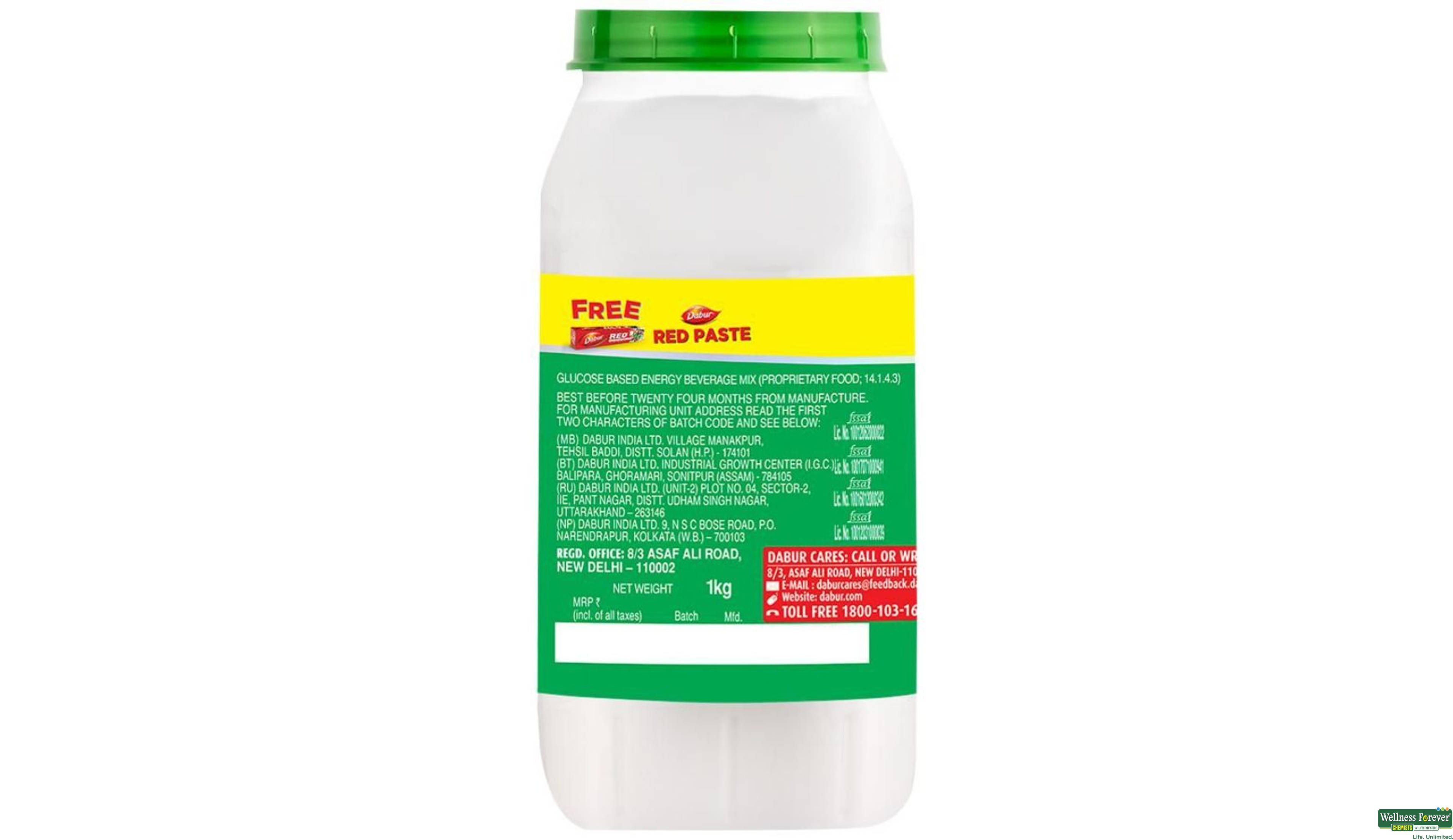 DABUR GLUCOSE-D JAR 1KG- 5, 1KG, 