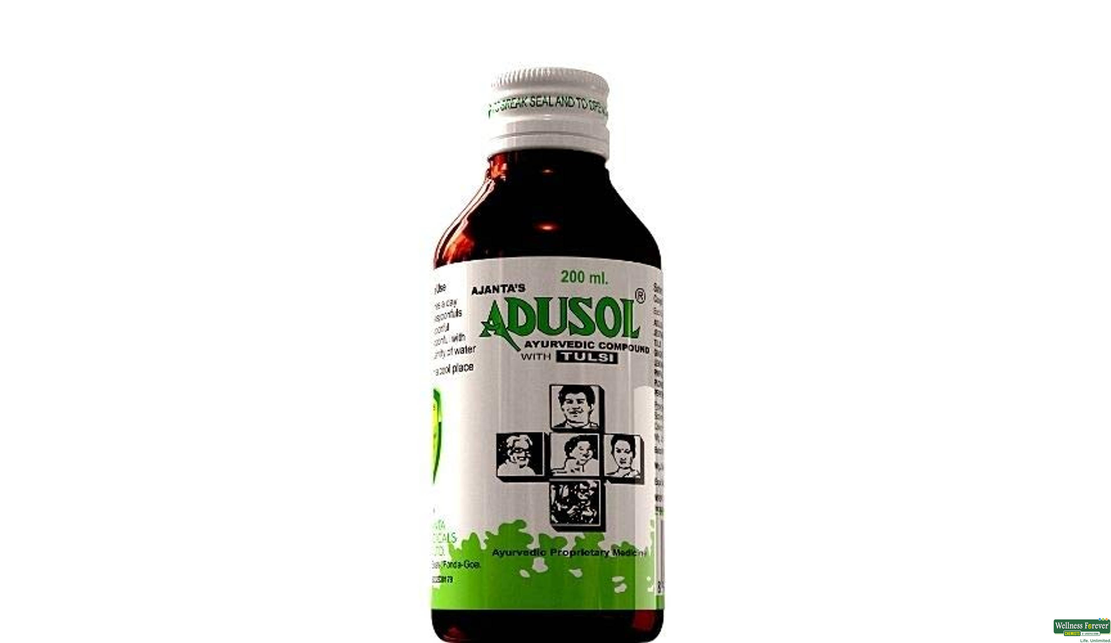 ADUSOL TULSI SYP 200ML- 1, 200ML, null