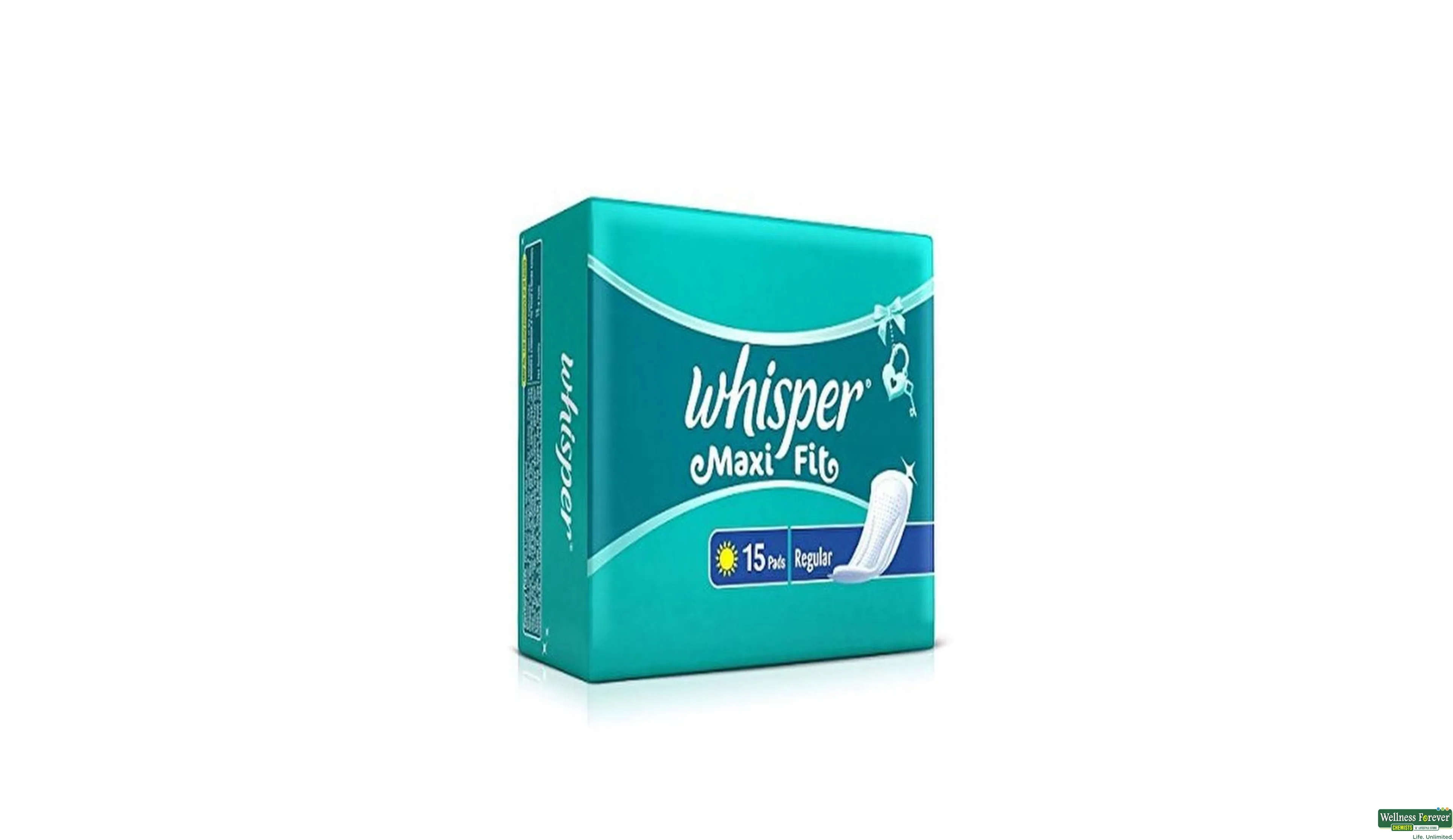 WHISPER SA/PADS MAXI REG 15PC- 2, 15PC, 