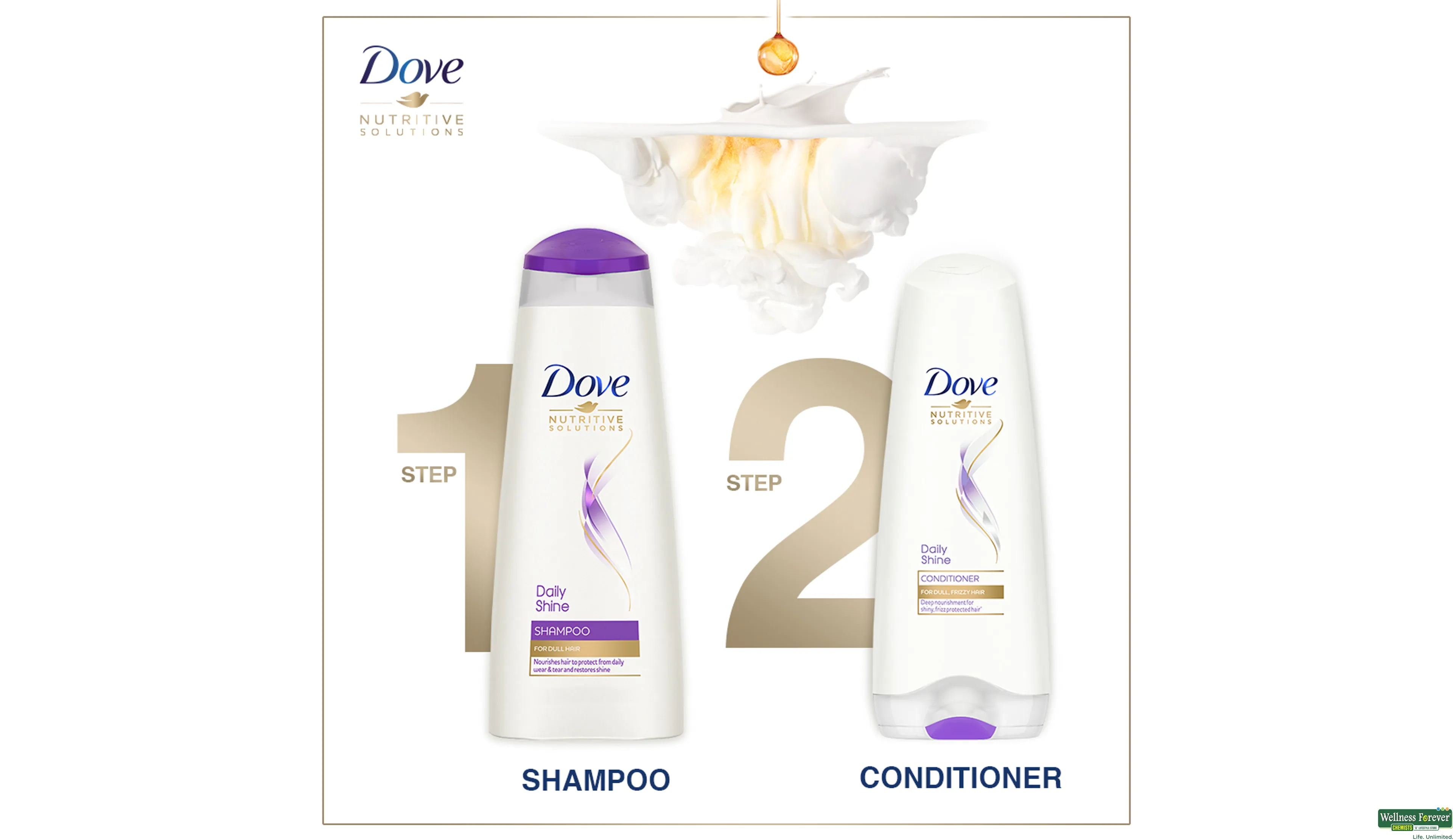 DOVE SHMP DAILY SHINE 80ML- 5, 100ML, null