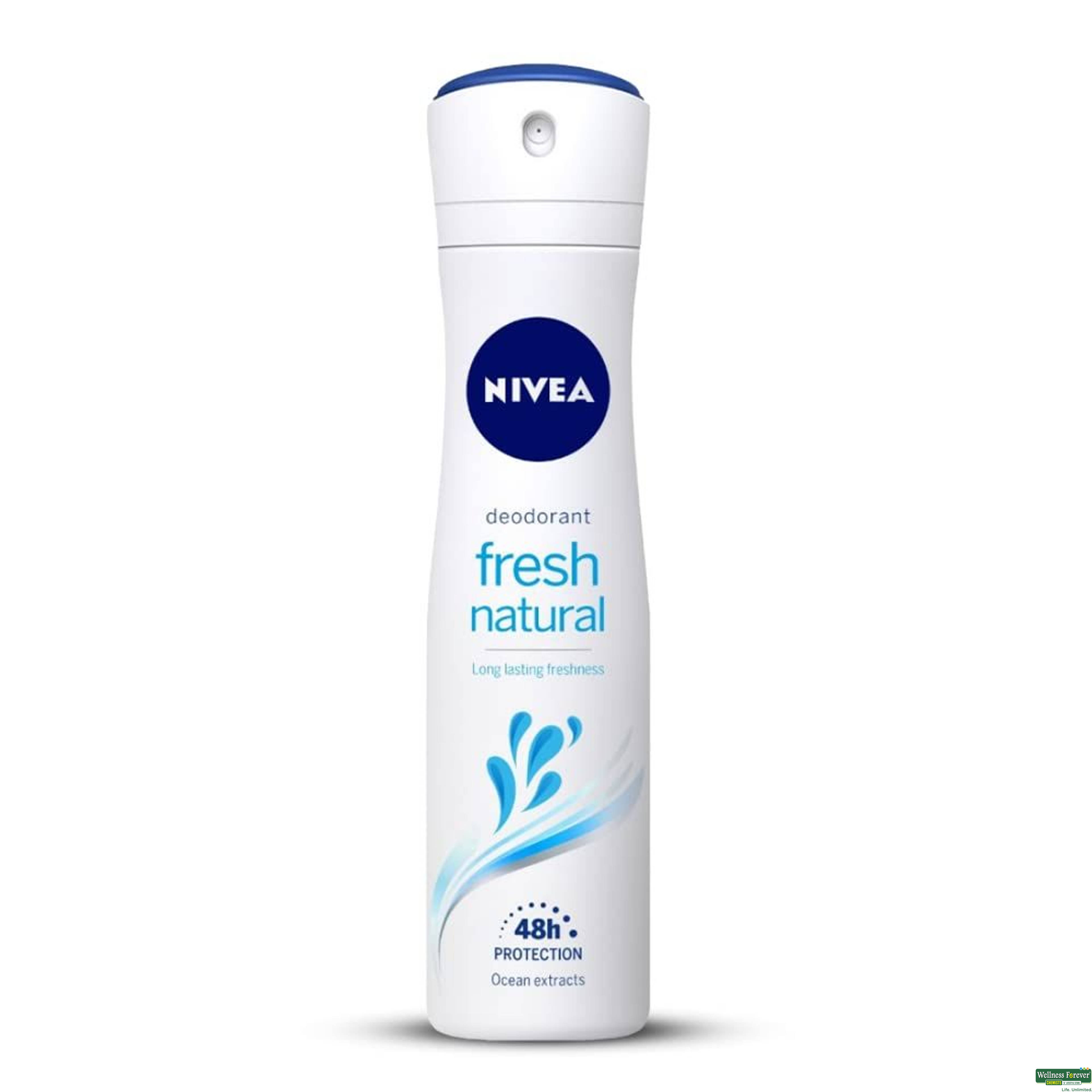 Nivea Fresh Natural Ocean Extracts Deodorant Spray For Women, 150 ml-image