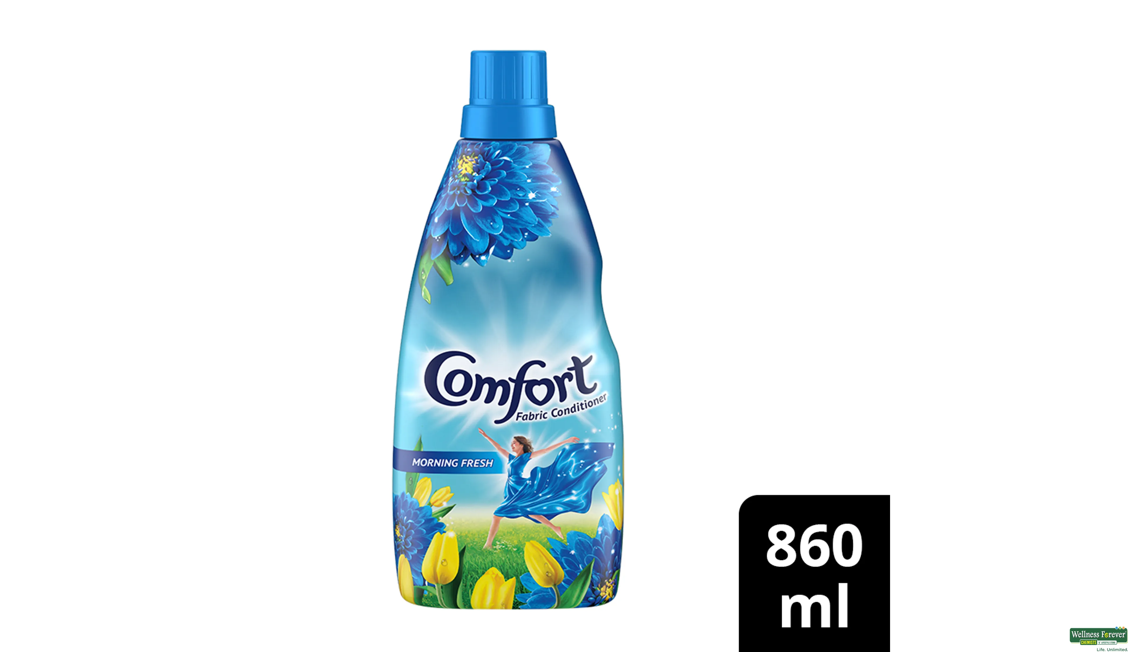 COMFORT FAB/COND AFTER WASH BLUE 860ML- 1, 860ML, null